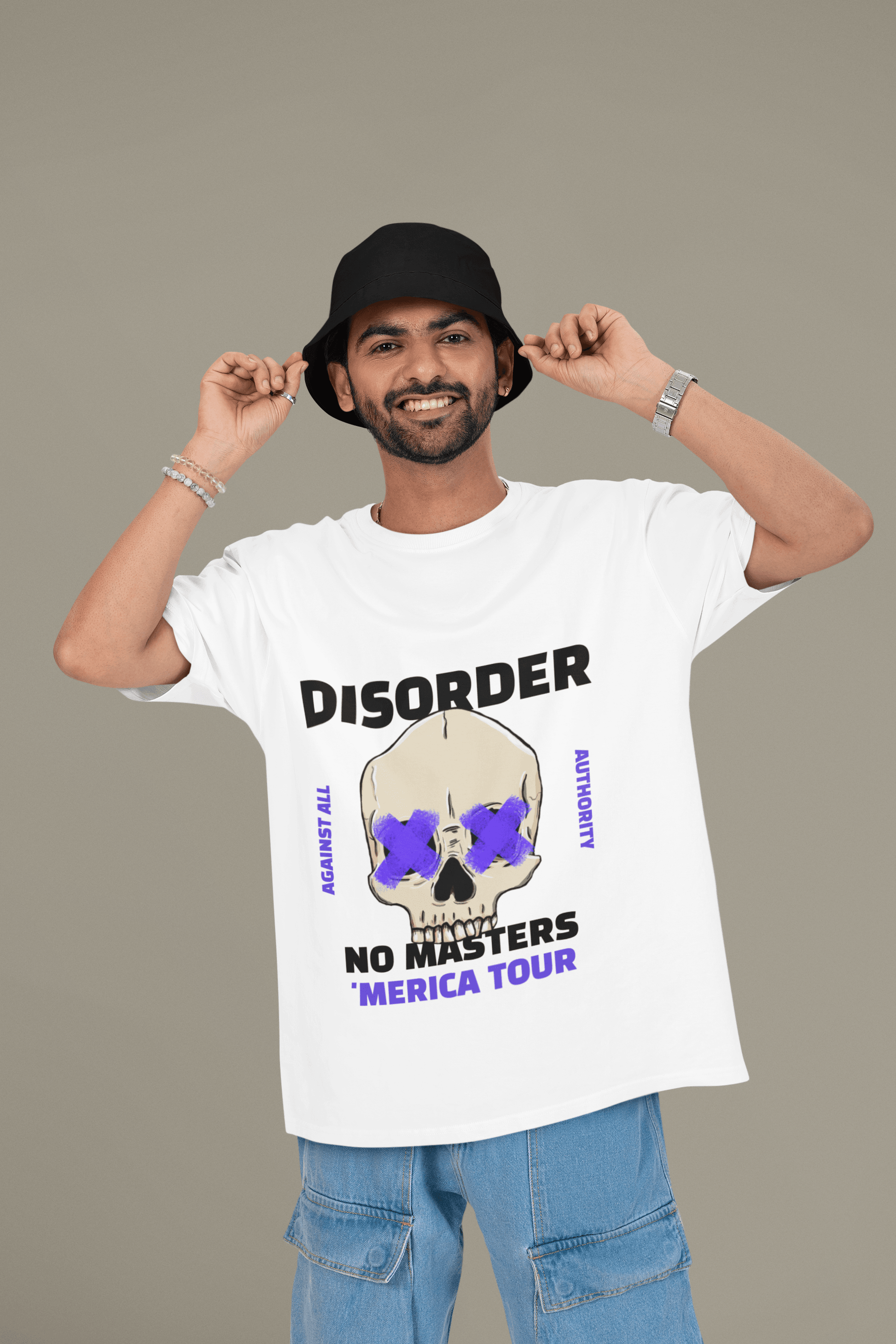 Disorder Men's Oversized T-shirt - Lyssian