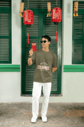 Columbus Men's Oversized T-shirt - Lyssian