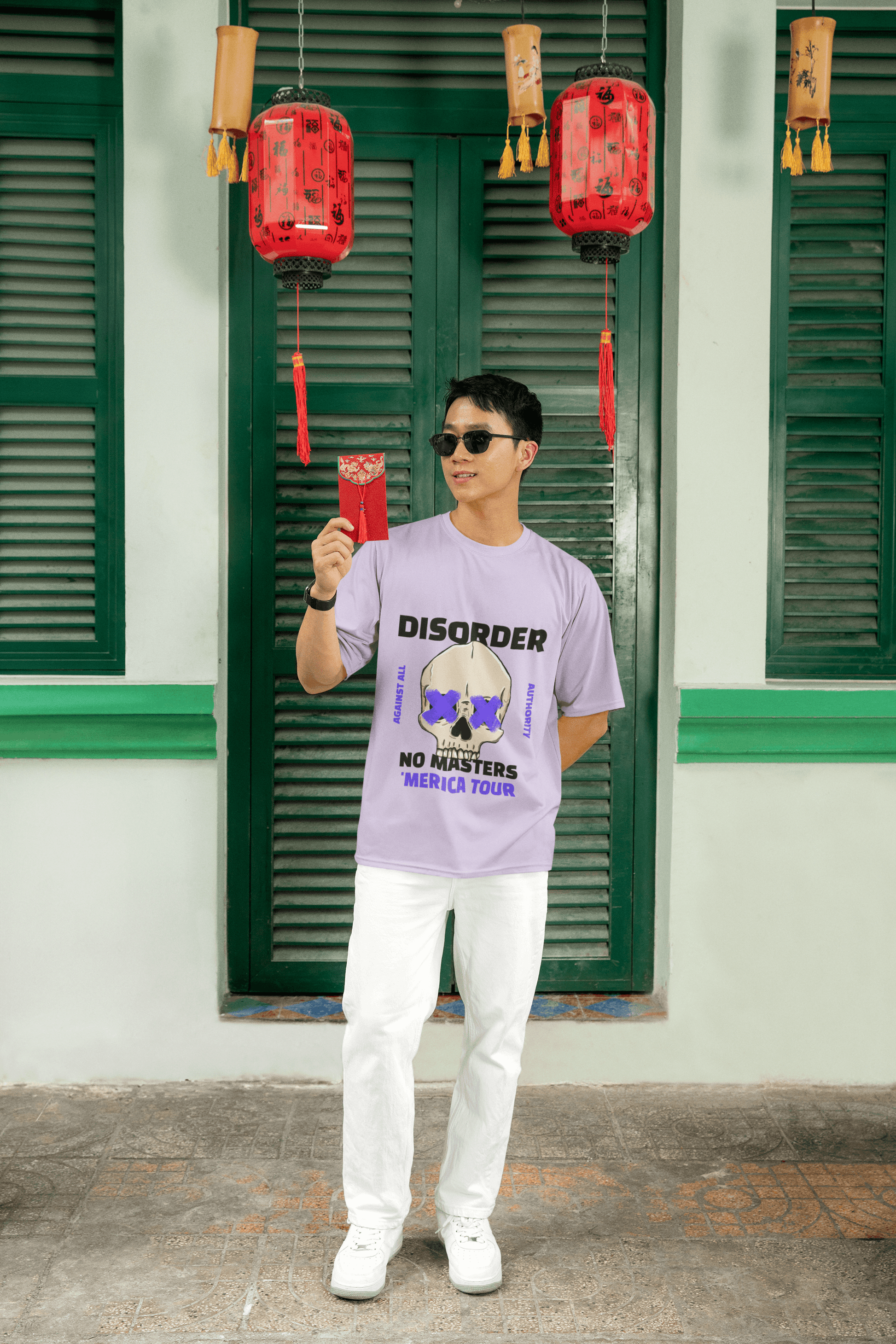 Disorder Men's Oversized T-shirt - Lyssian