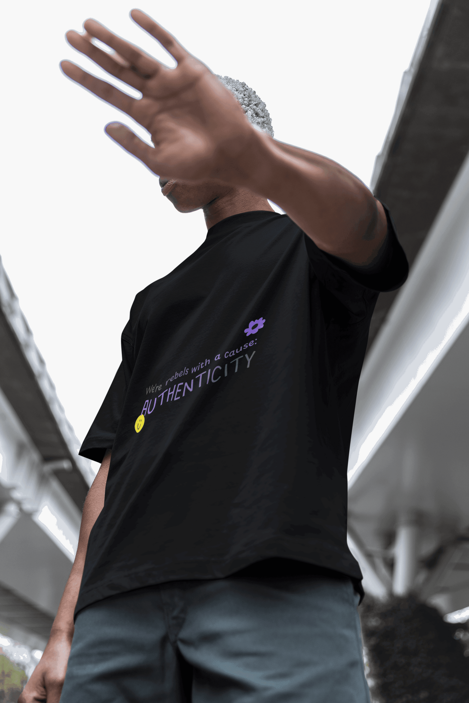 Authenticity Men's Oversized T-shirt - Lyssian