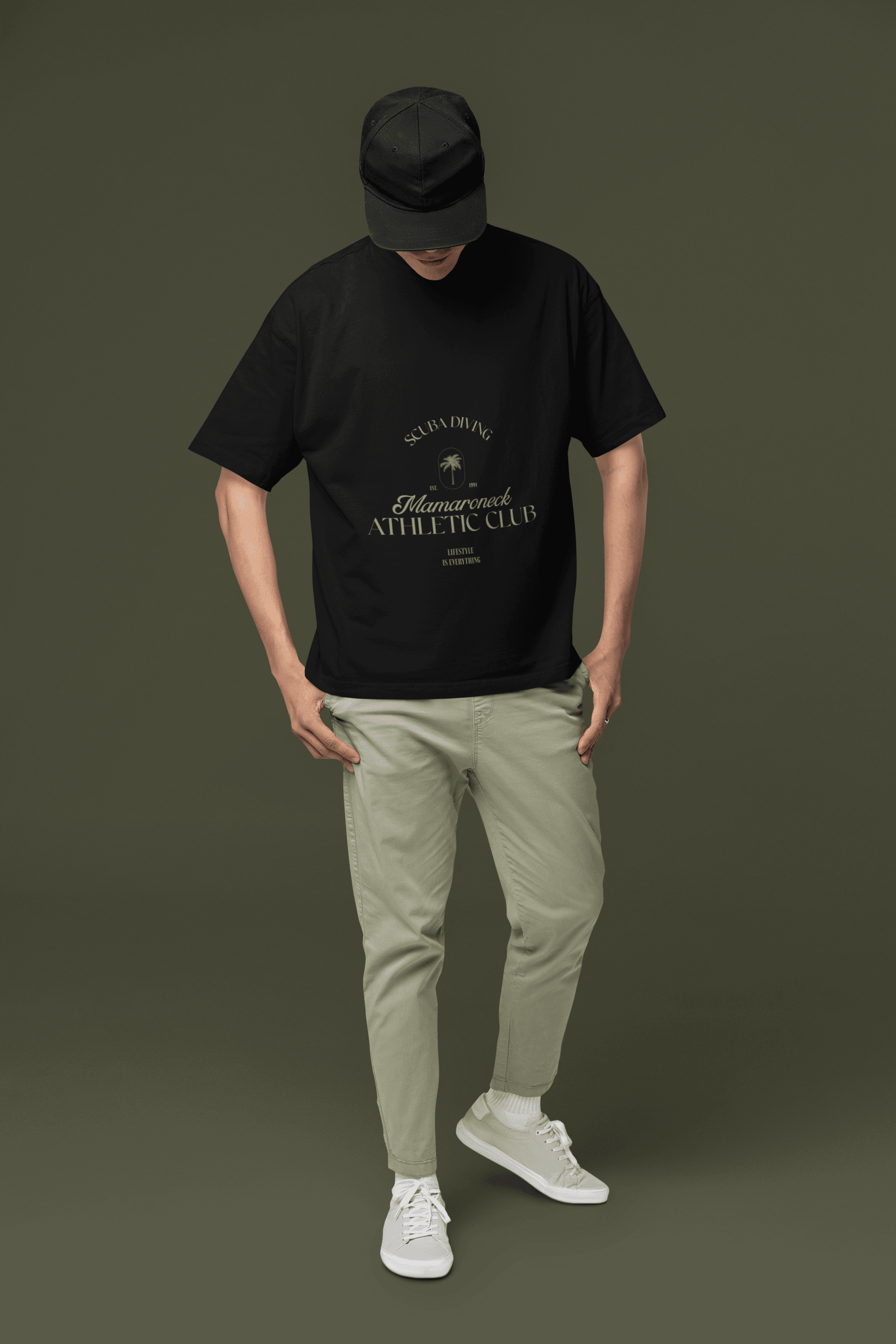 Athletic Club Men's Oversized T-shirt - Lyssian