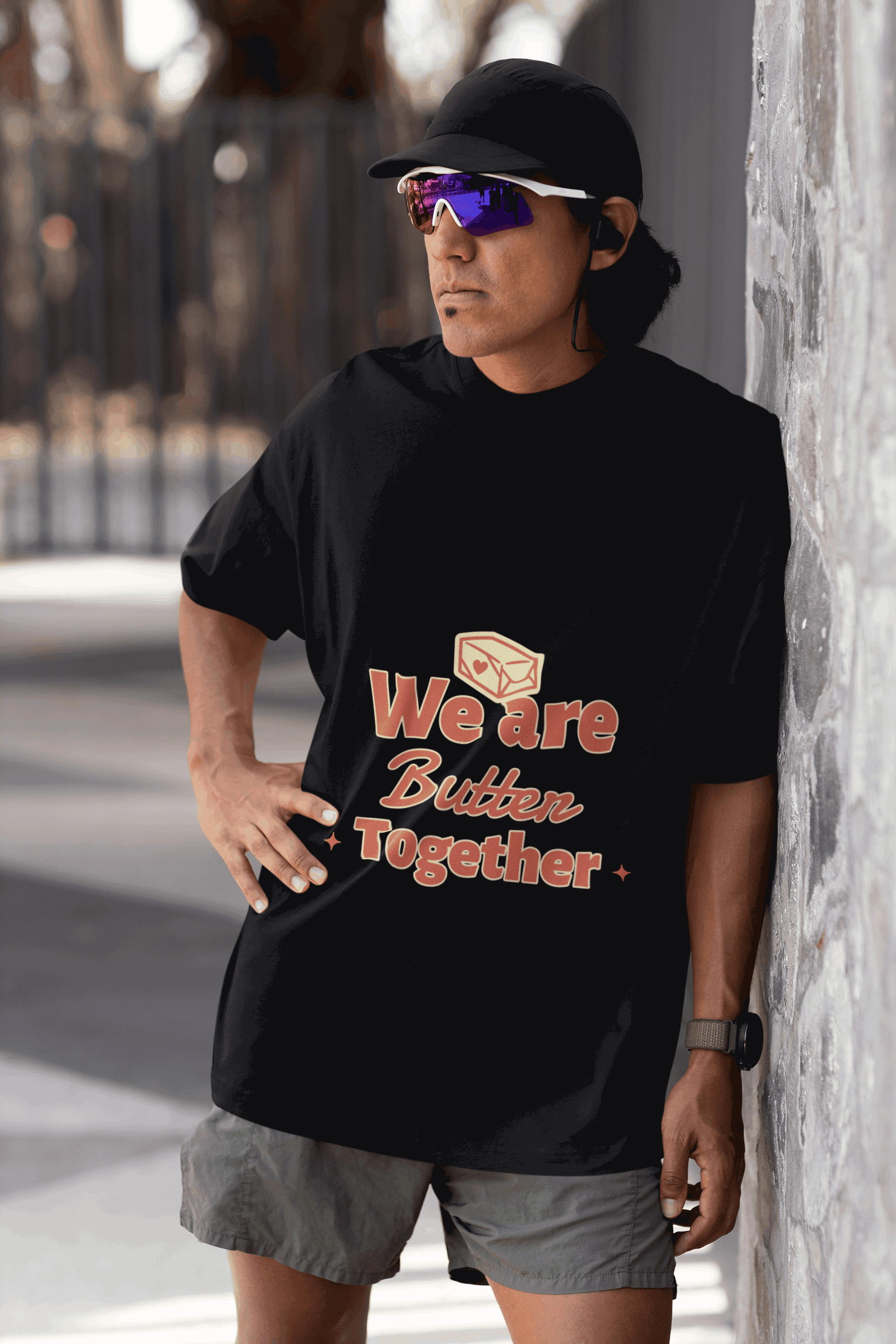 Butter Together Men's Oversized T-shirt - Lyssian