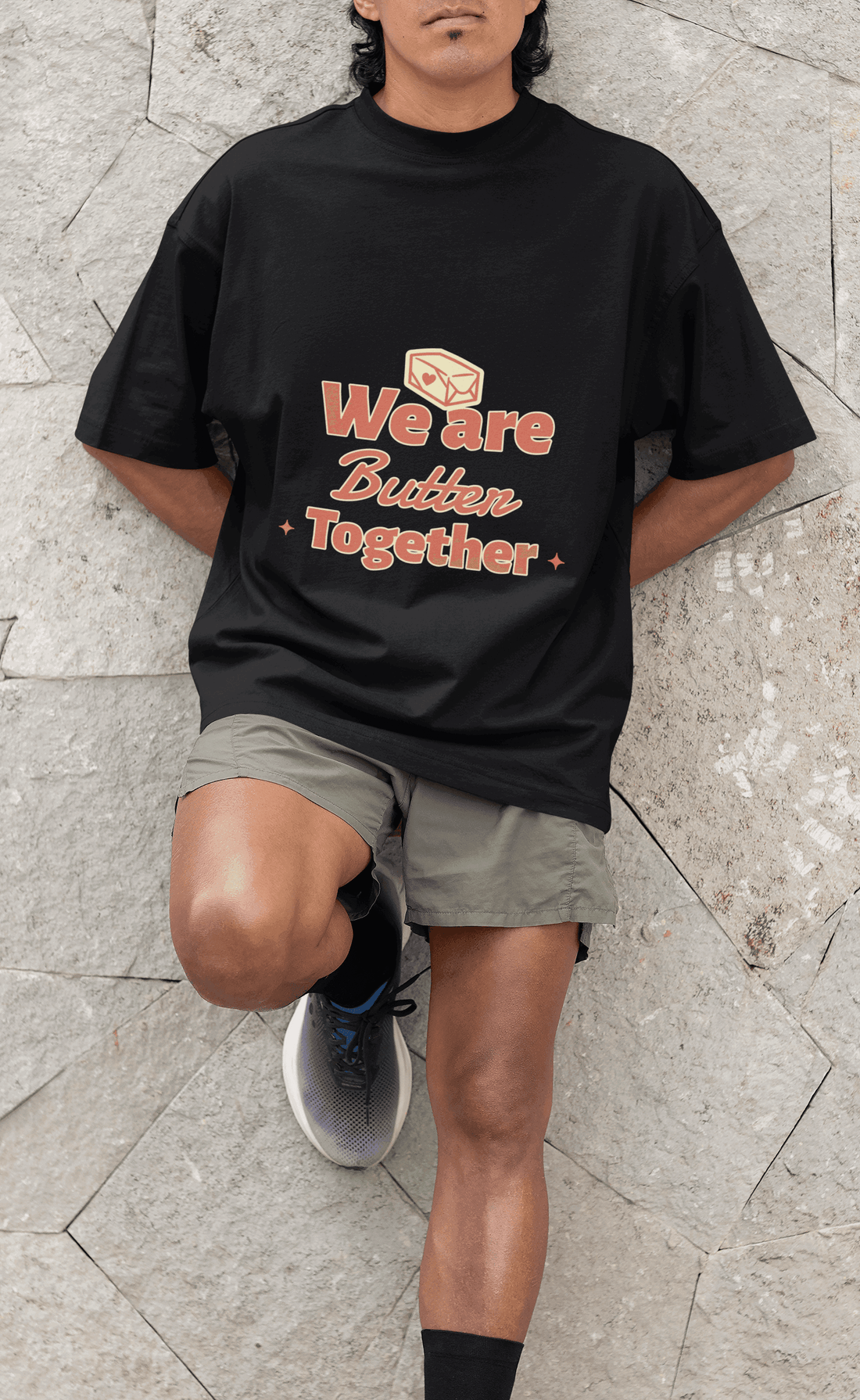 Butter Together Men's Oversized T-shirt - Lyssian