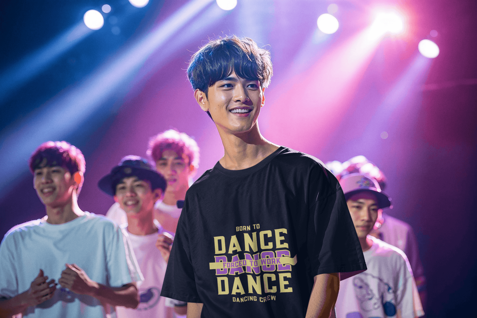 Dance Crew Men's Oversized T-shirt - Lyssian