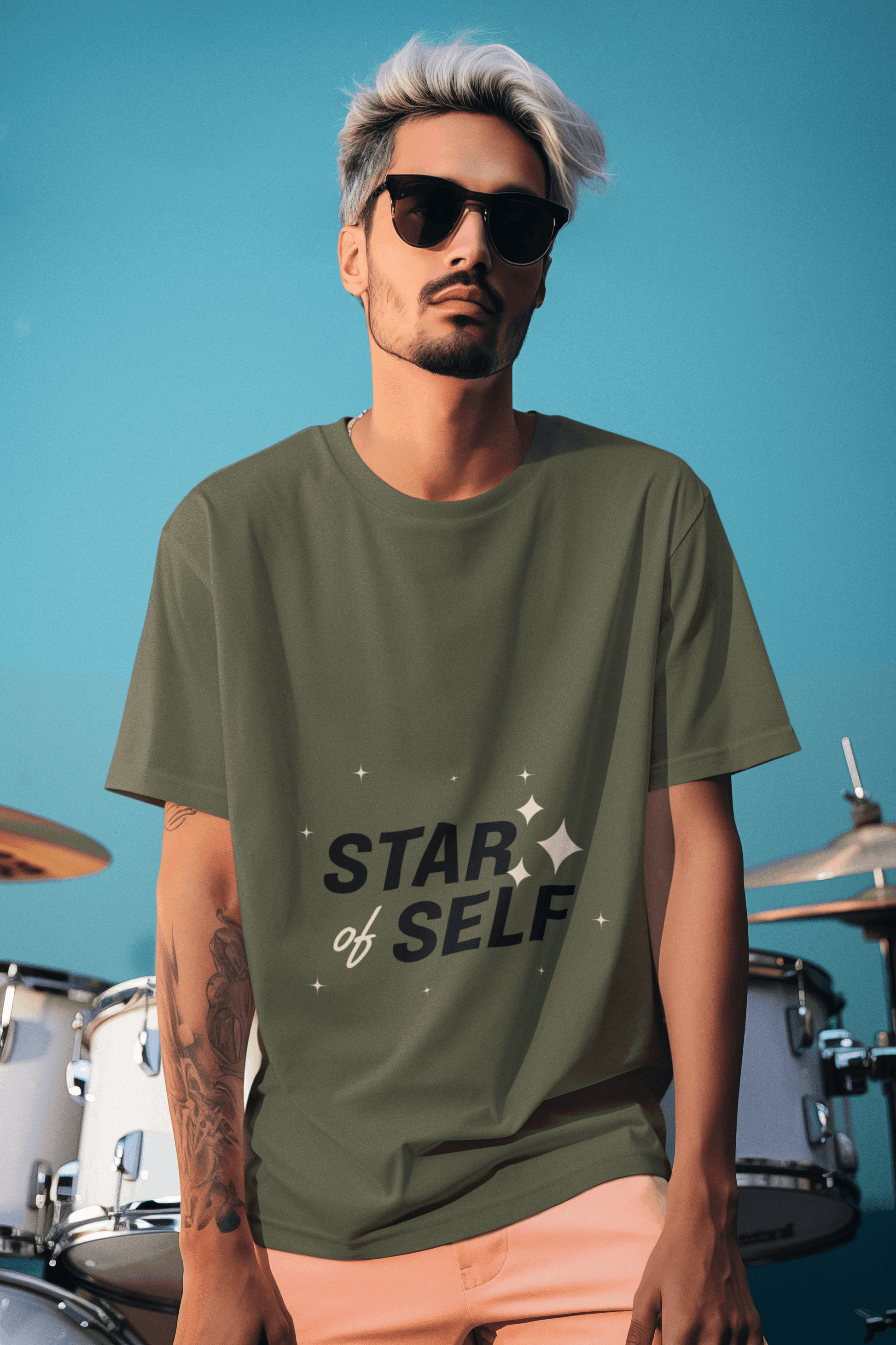 Self Men's Oversized T-shirt - Lyssian