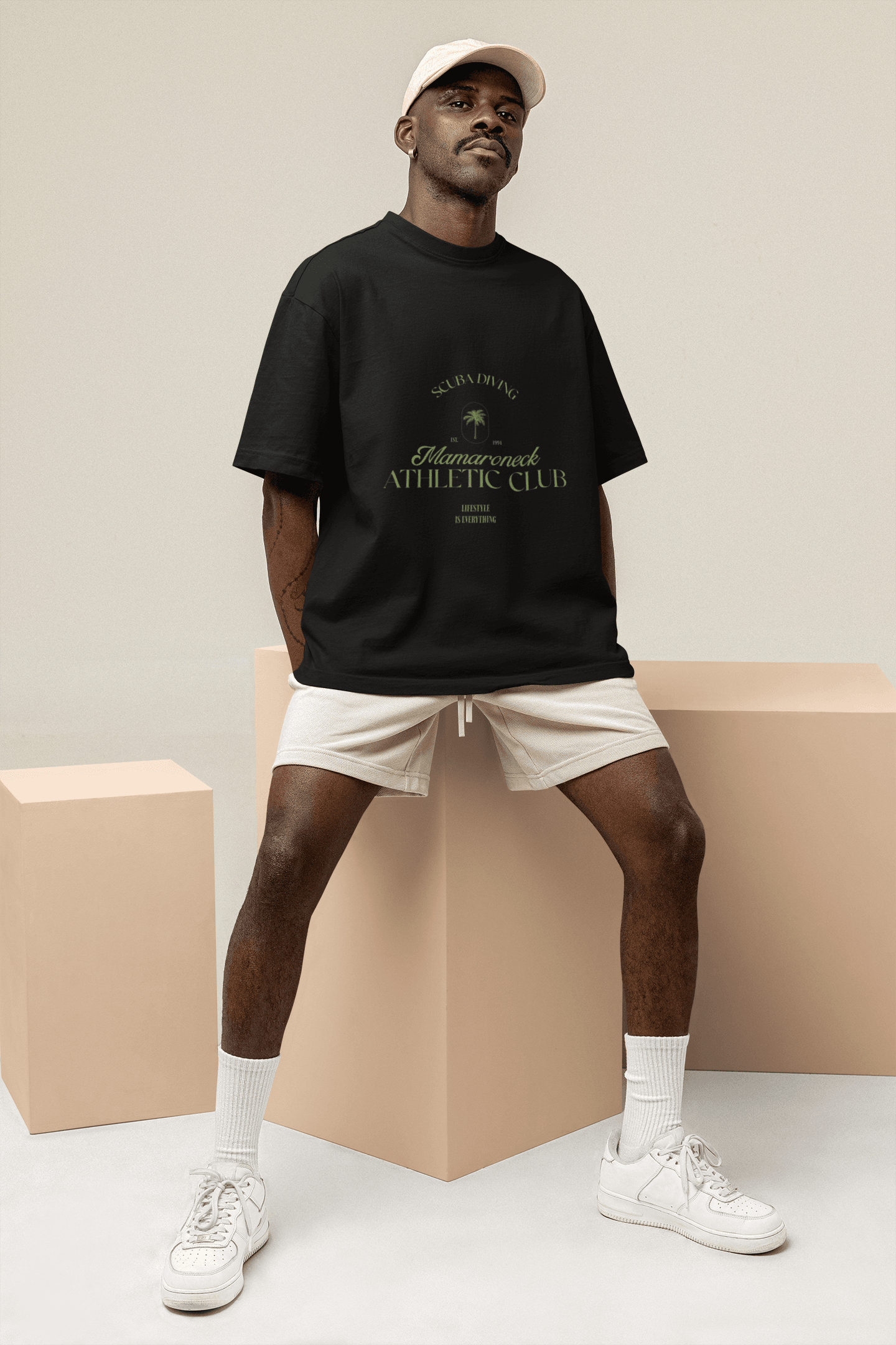 Athletic Club Men's Oversized T-shirt - Lyssian