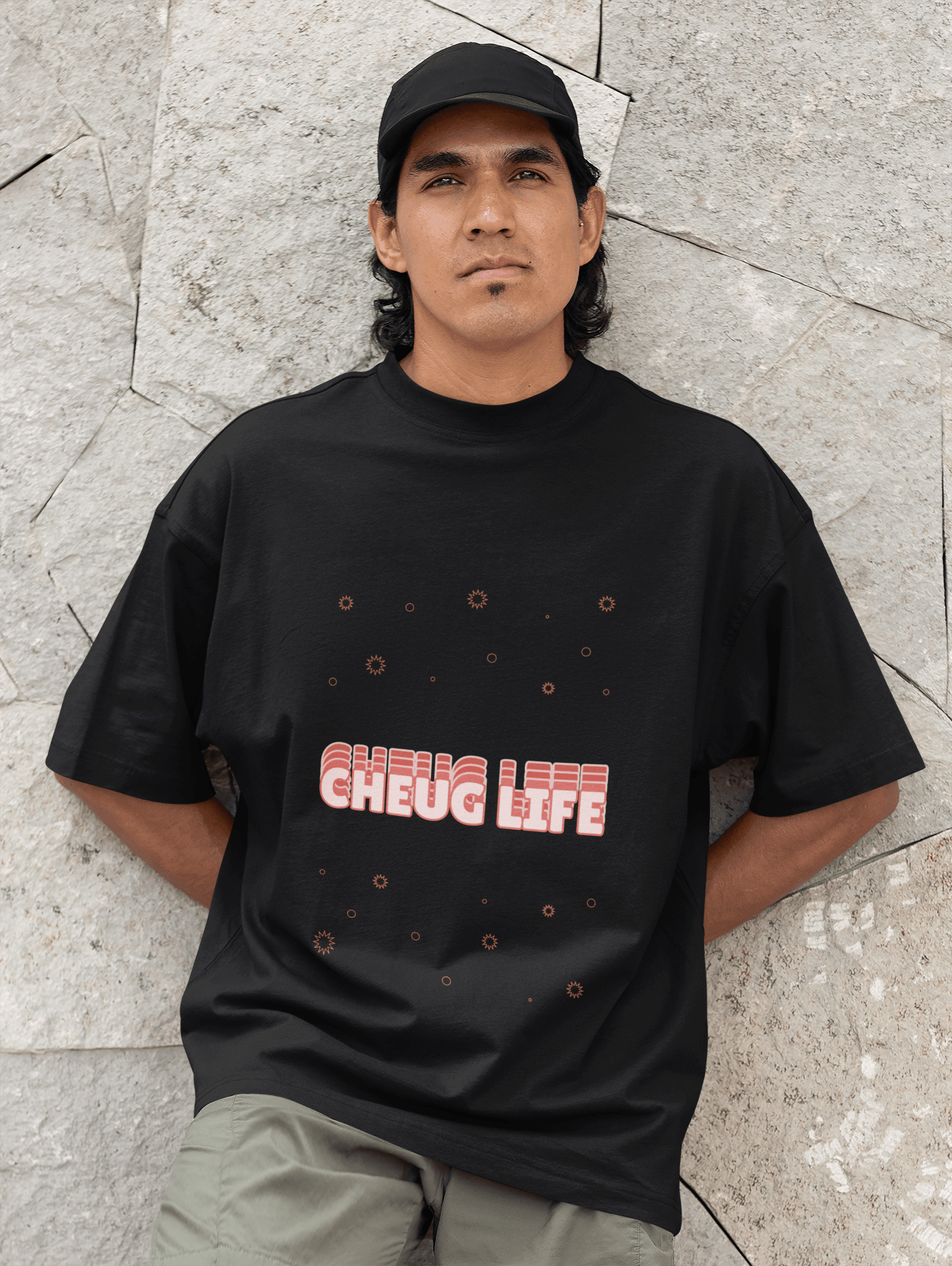 Cheug Life Men's Oversized T-shirt - Lyssian