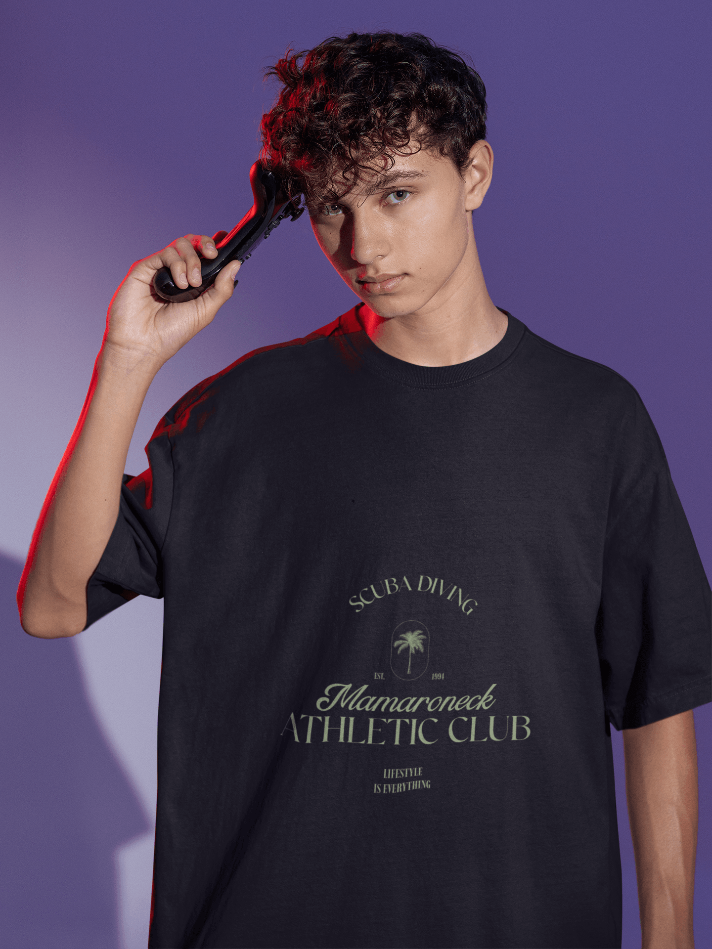 Athletic Club Men's Oversized T-shirt - Lyssian