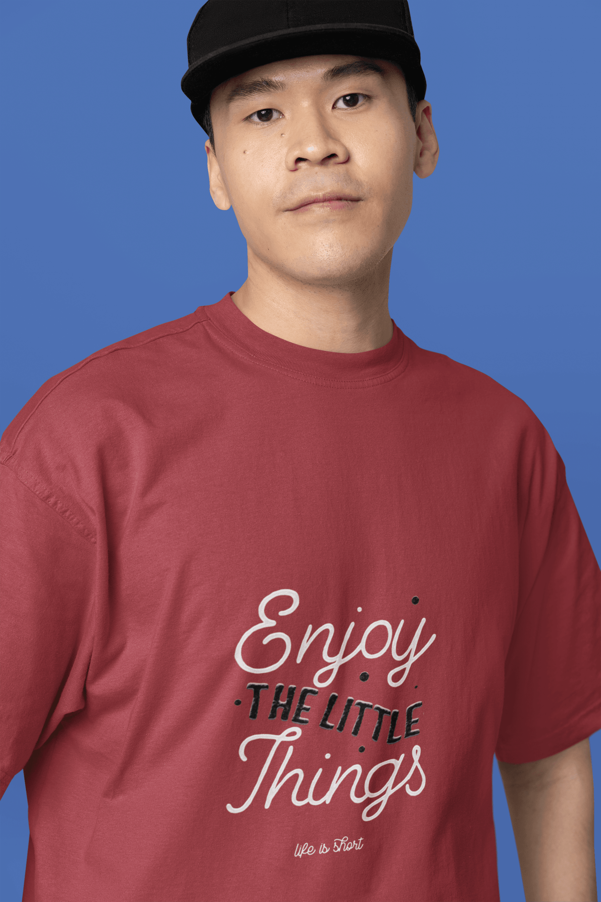 Enjoy Things Men's Oversized T-shirt - Lyssian