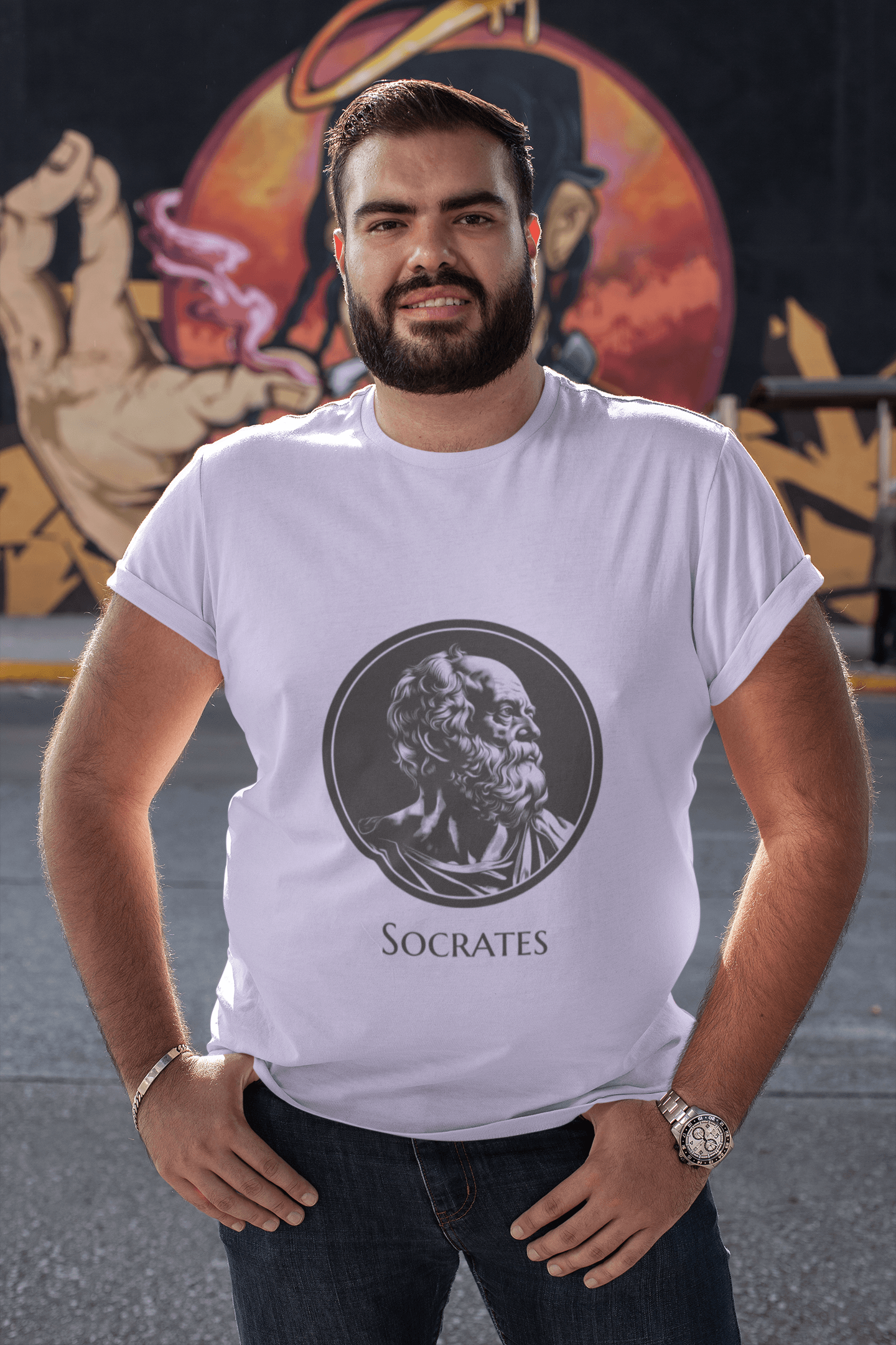 Socrates Men's Plus Size T-shirt - Lyssian