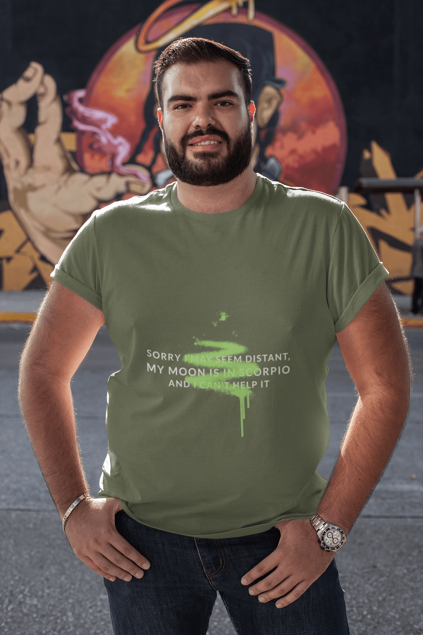 Distant Men's Plus Size T-shirt - Lyssian
