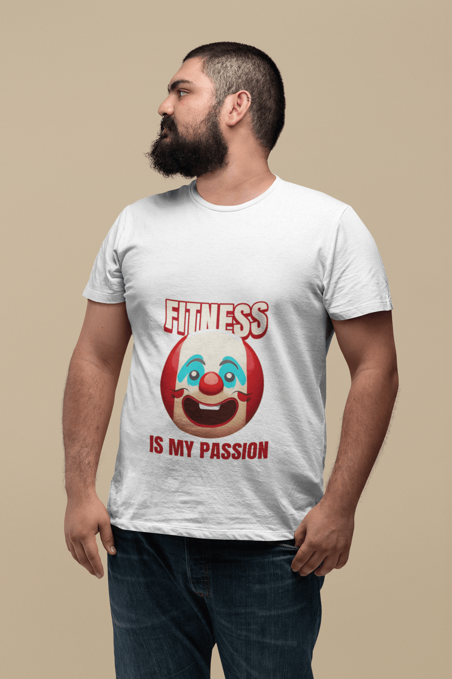 Passion Fitness Men's Plus Size T-shirt - Lyssian