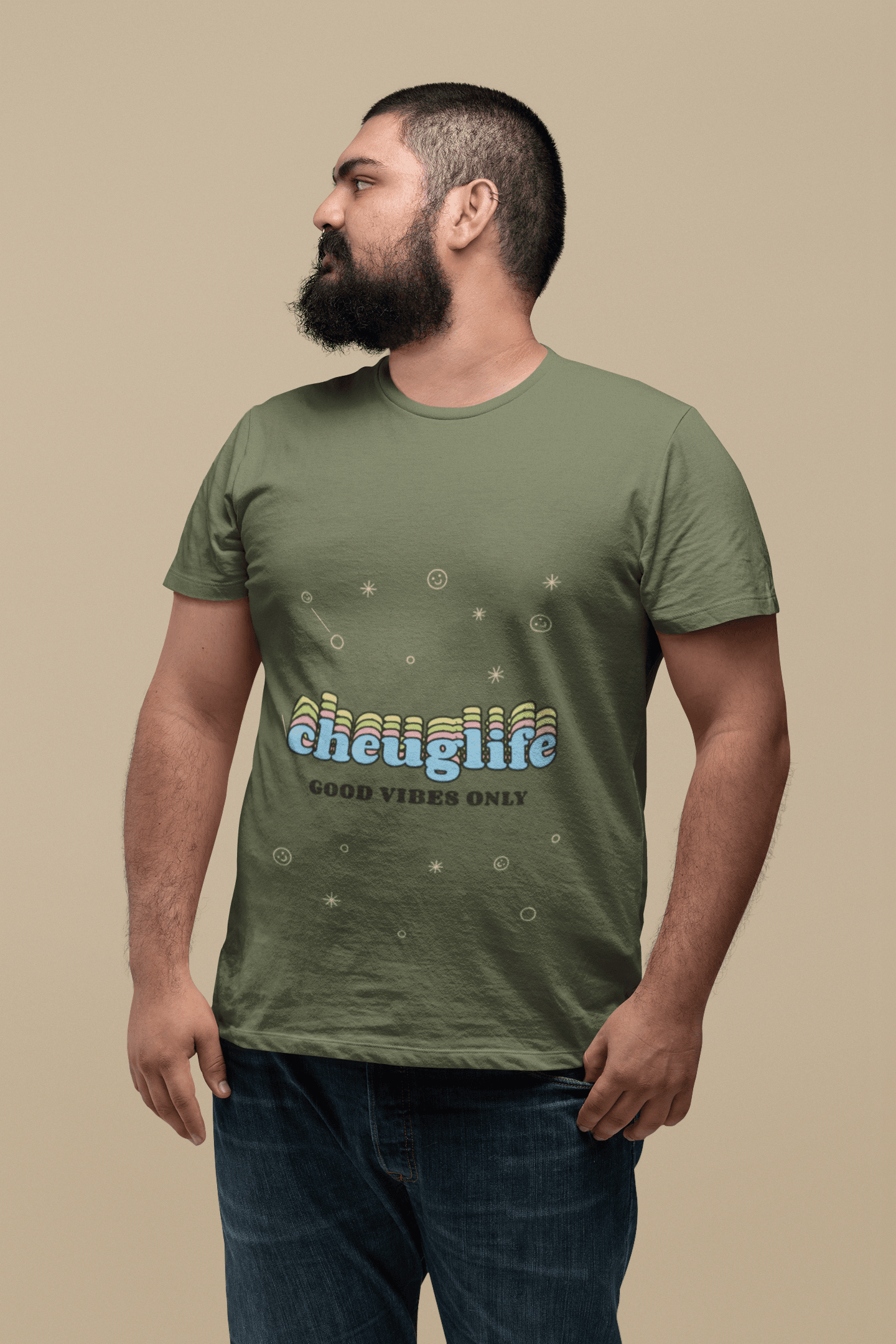 Cheug Men's Plus Size T-shirt - Lyssian