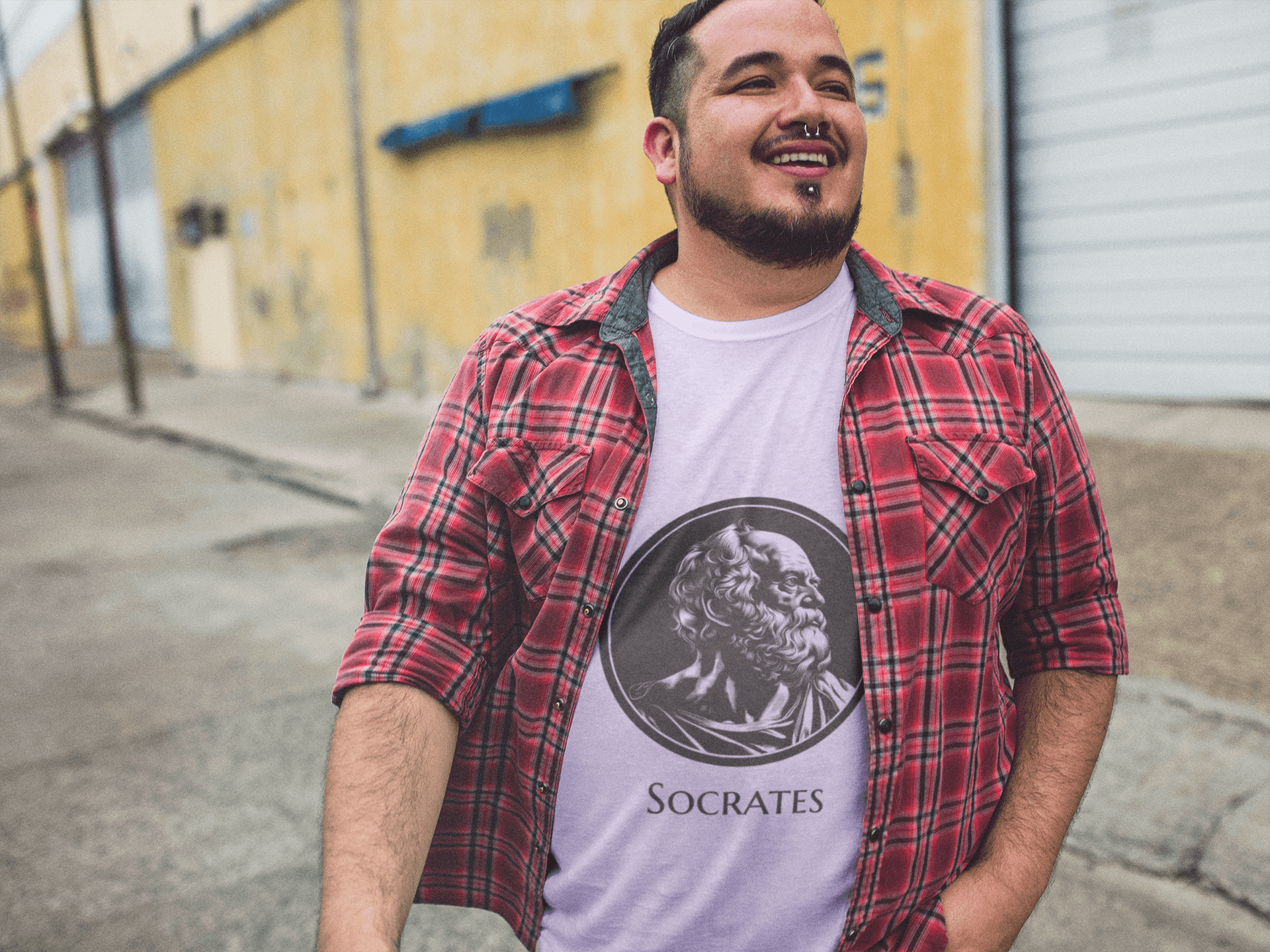 Socrates Men's Plus Size T-shirt - Lyssian