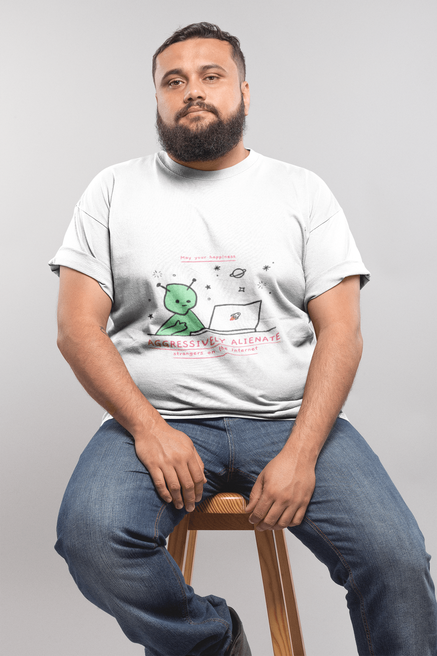 Alienate Men's Plus Size T-shirt - Lyssian