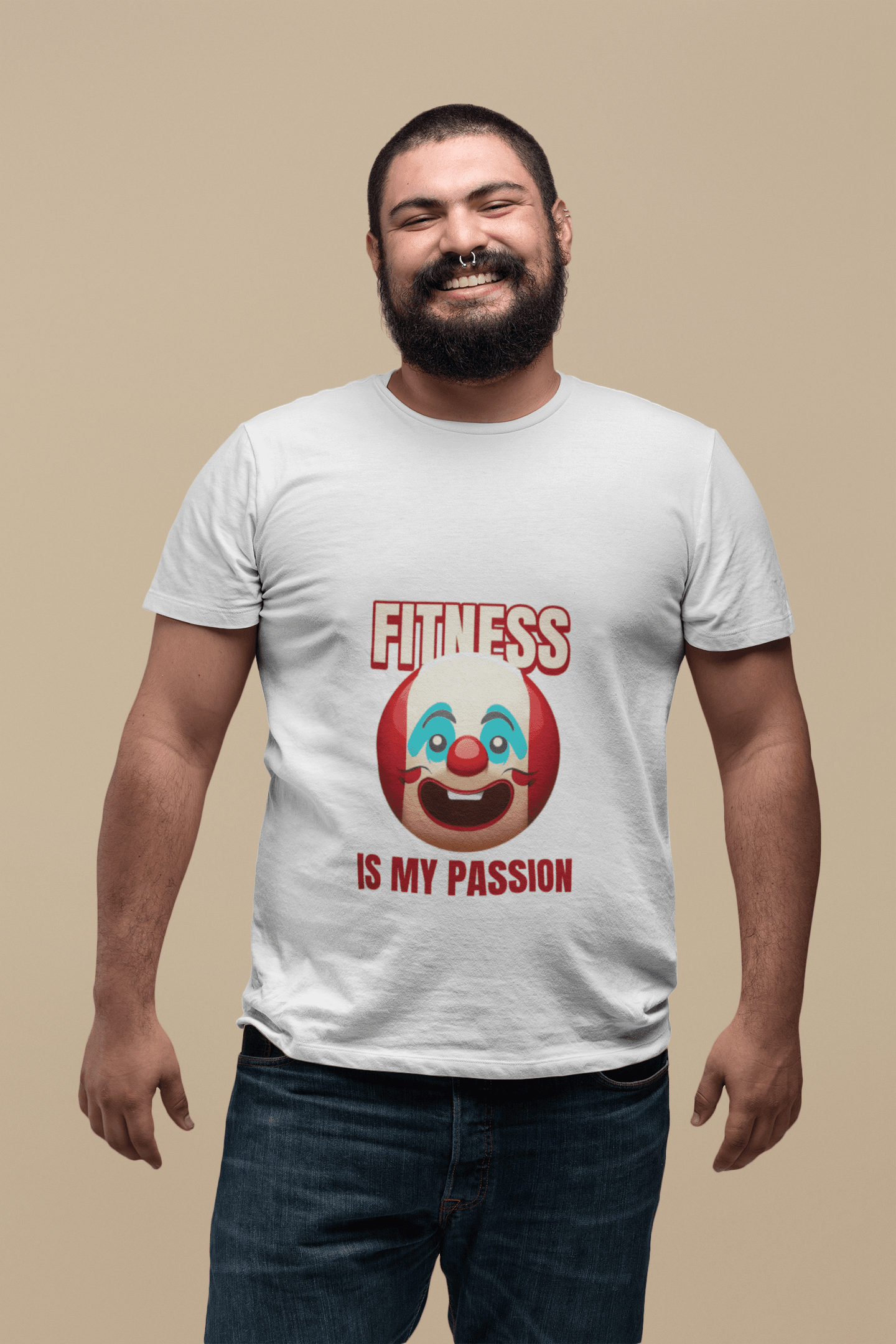 Passion Fitness Men's Plus Size T-shirt - Lyssian