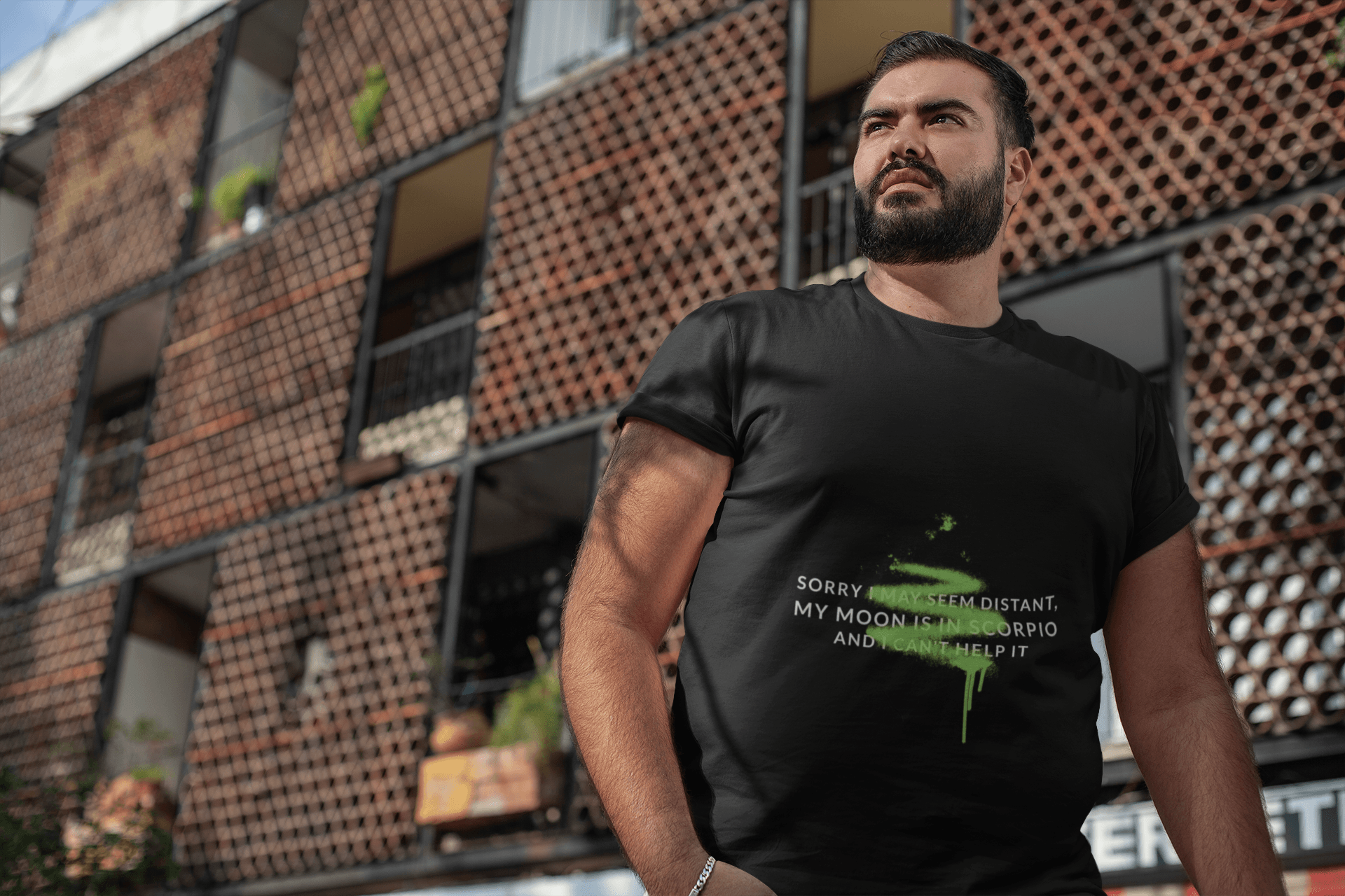 Distant Men's Plus Size T-shirt - Lyssian