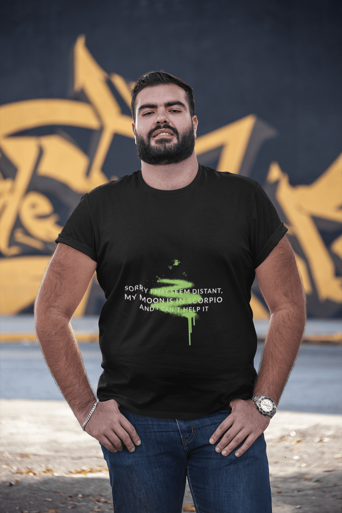 Distant Men's Plus Size T-shirt - Lyssian