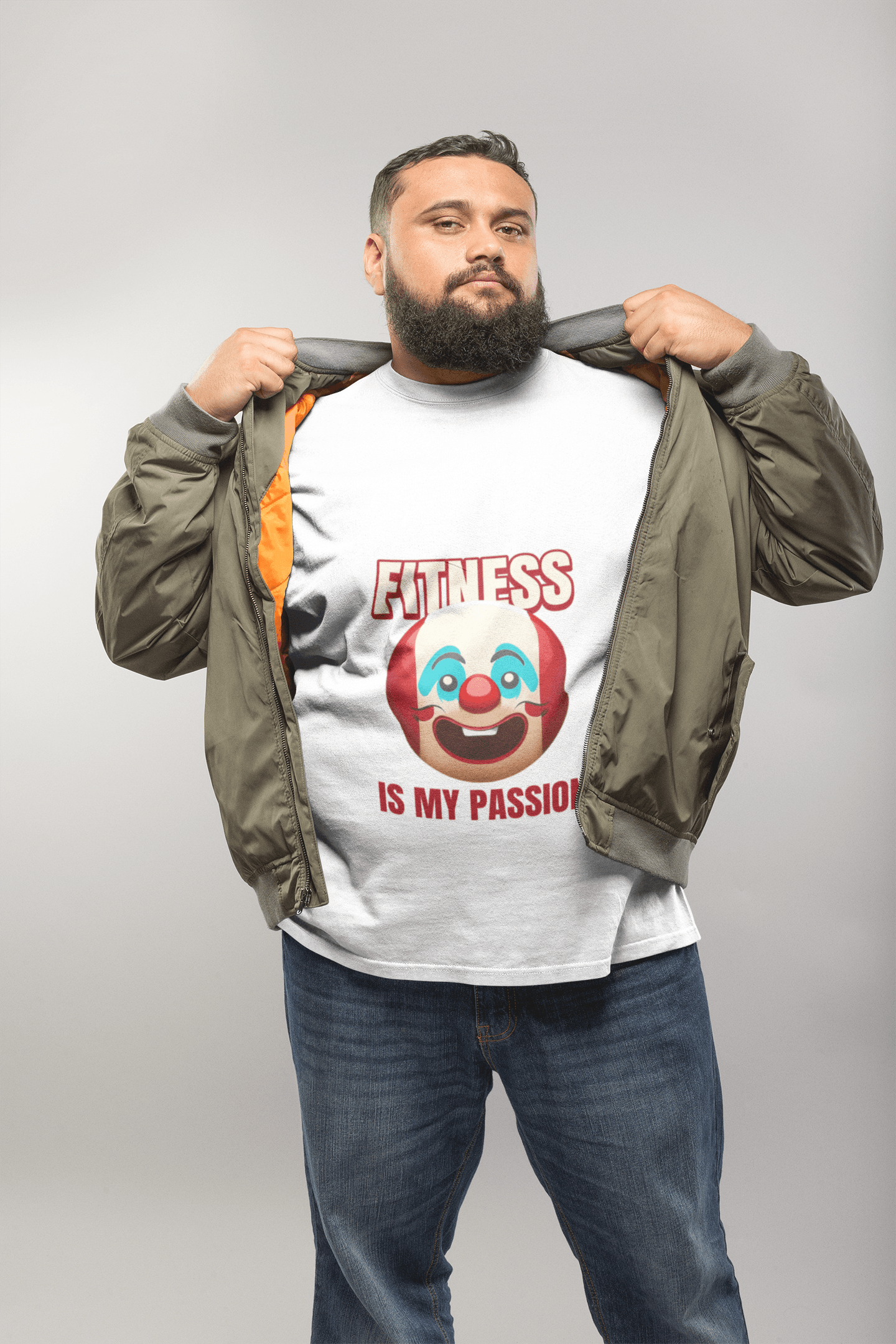 Passion Fitness Men's Plus Size T-shirt - Lyssian