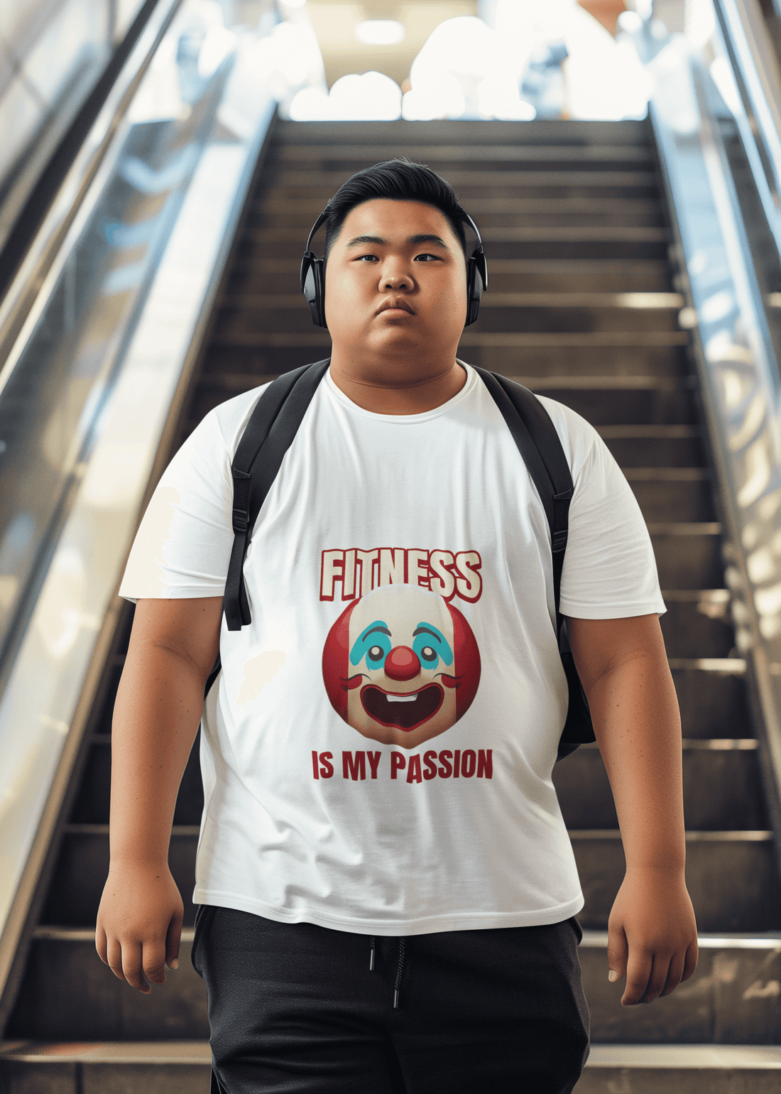 Passion Fitness Men's Plus Size T-shirt - Lyssian