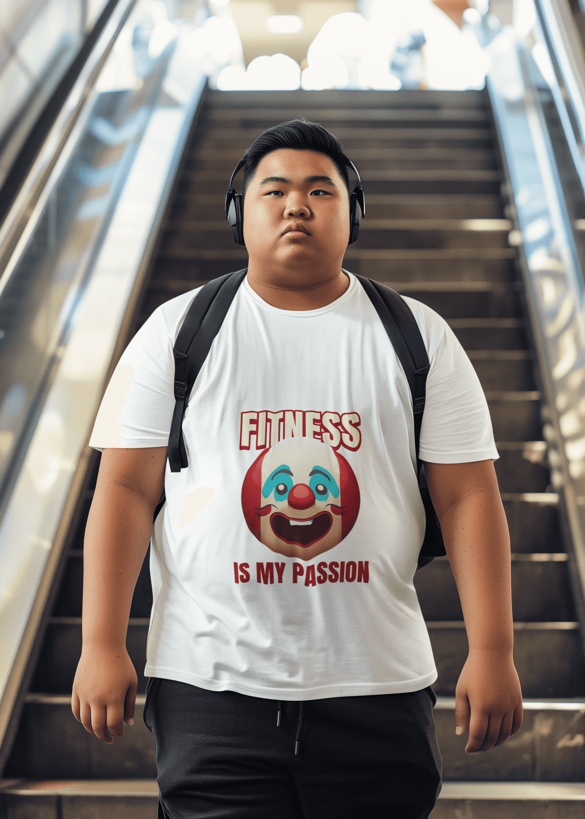 Passion Fitness Men's Plus Size T-shirt - Lyssian