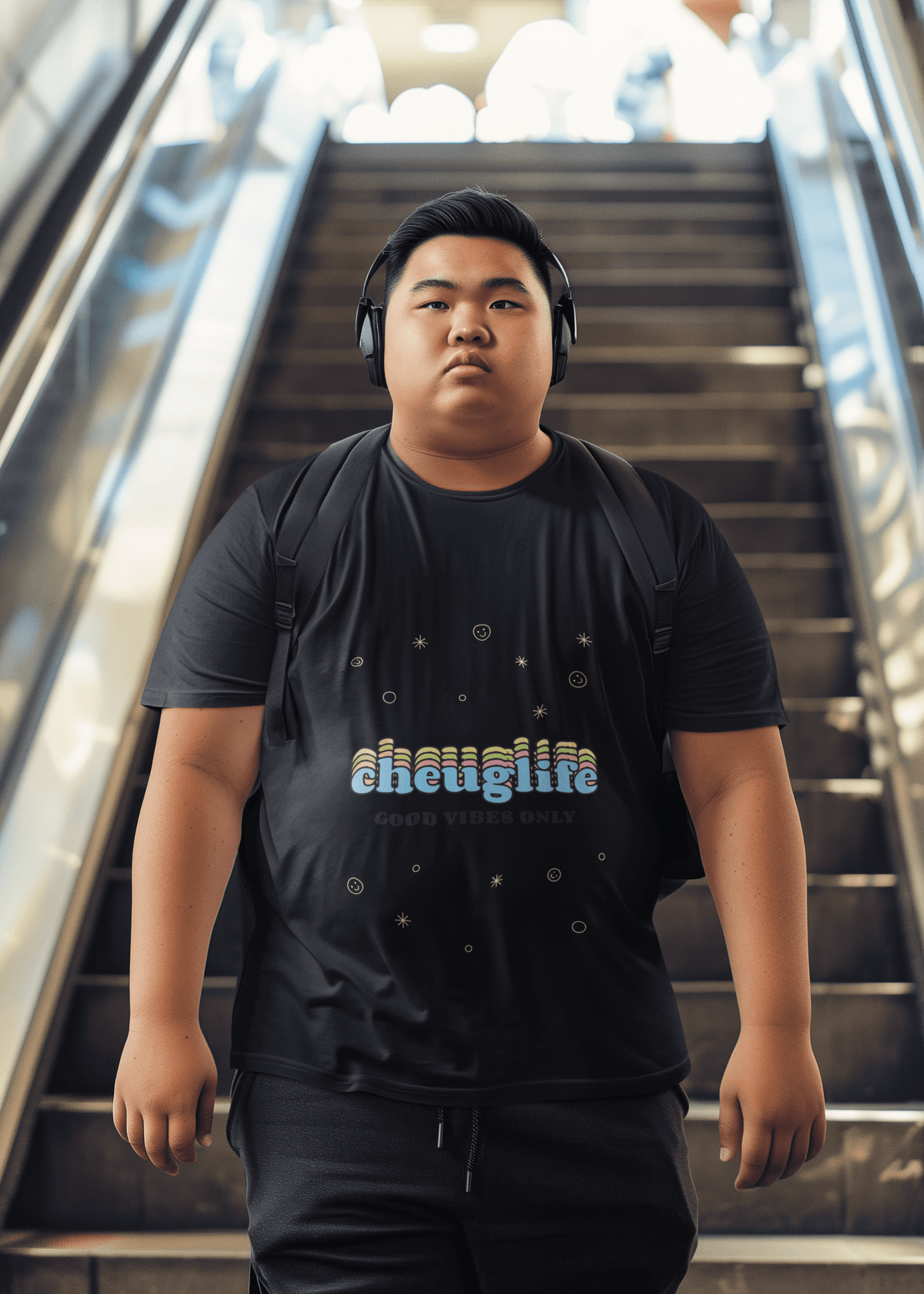 Cheug Men's Plus Size T-shirt - Lyssian