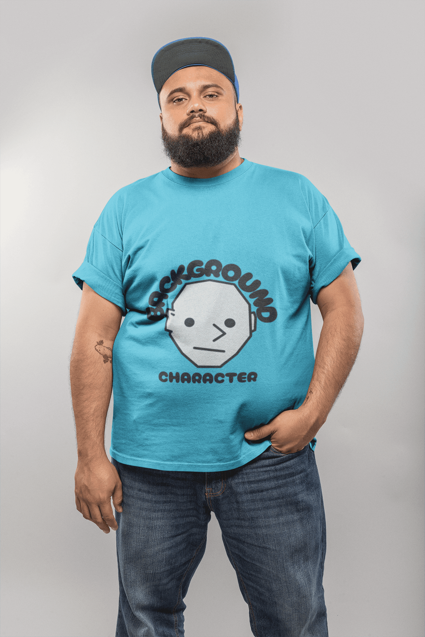 Background Men's Plus Size T-shirt - Lyssian