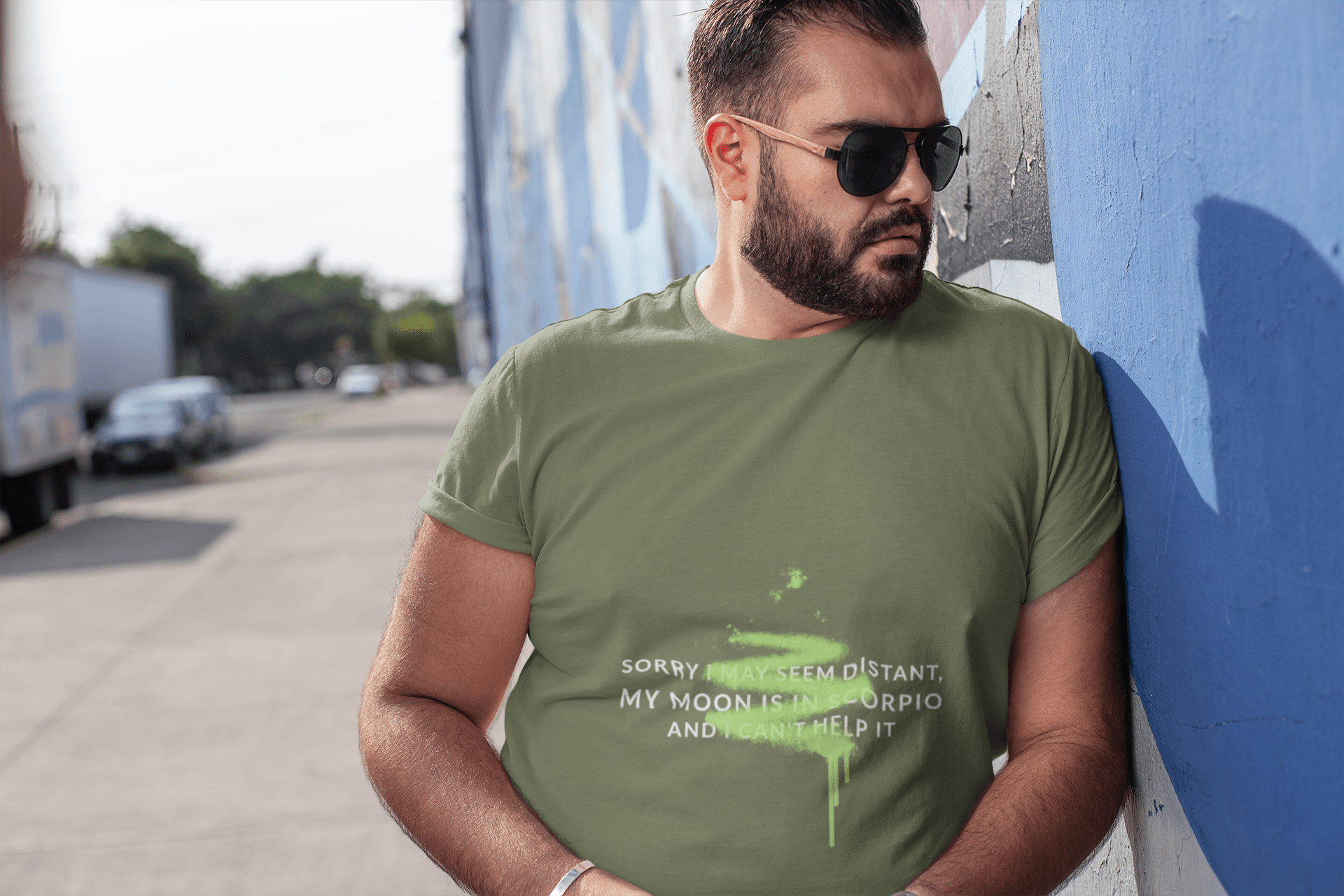 Distant Men's Plus Size T-shirt - Lyssian