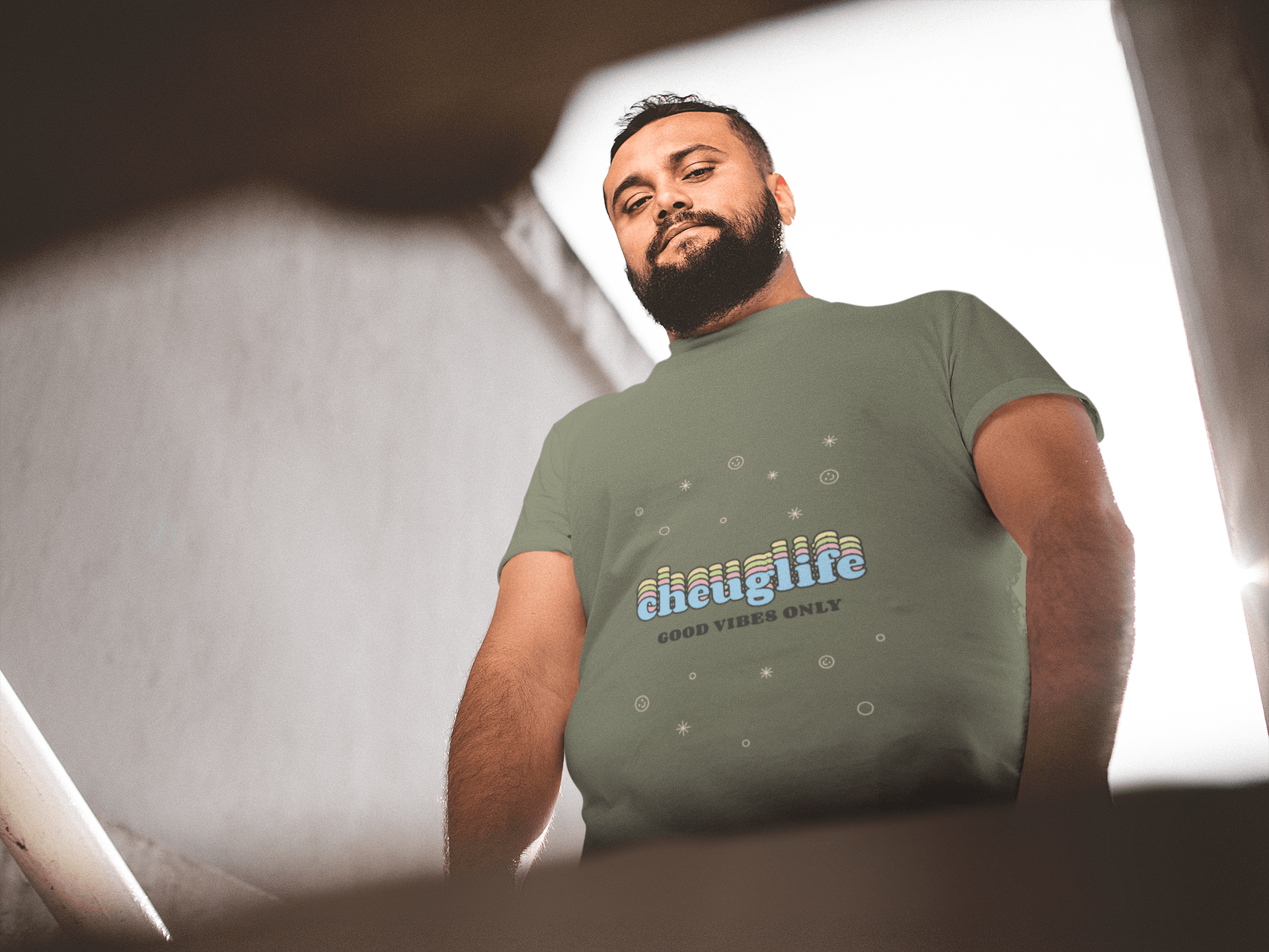 Cheug Men's Plus Size T-shirt - Lyssian