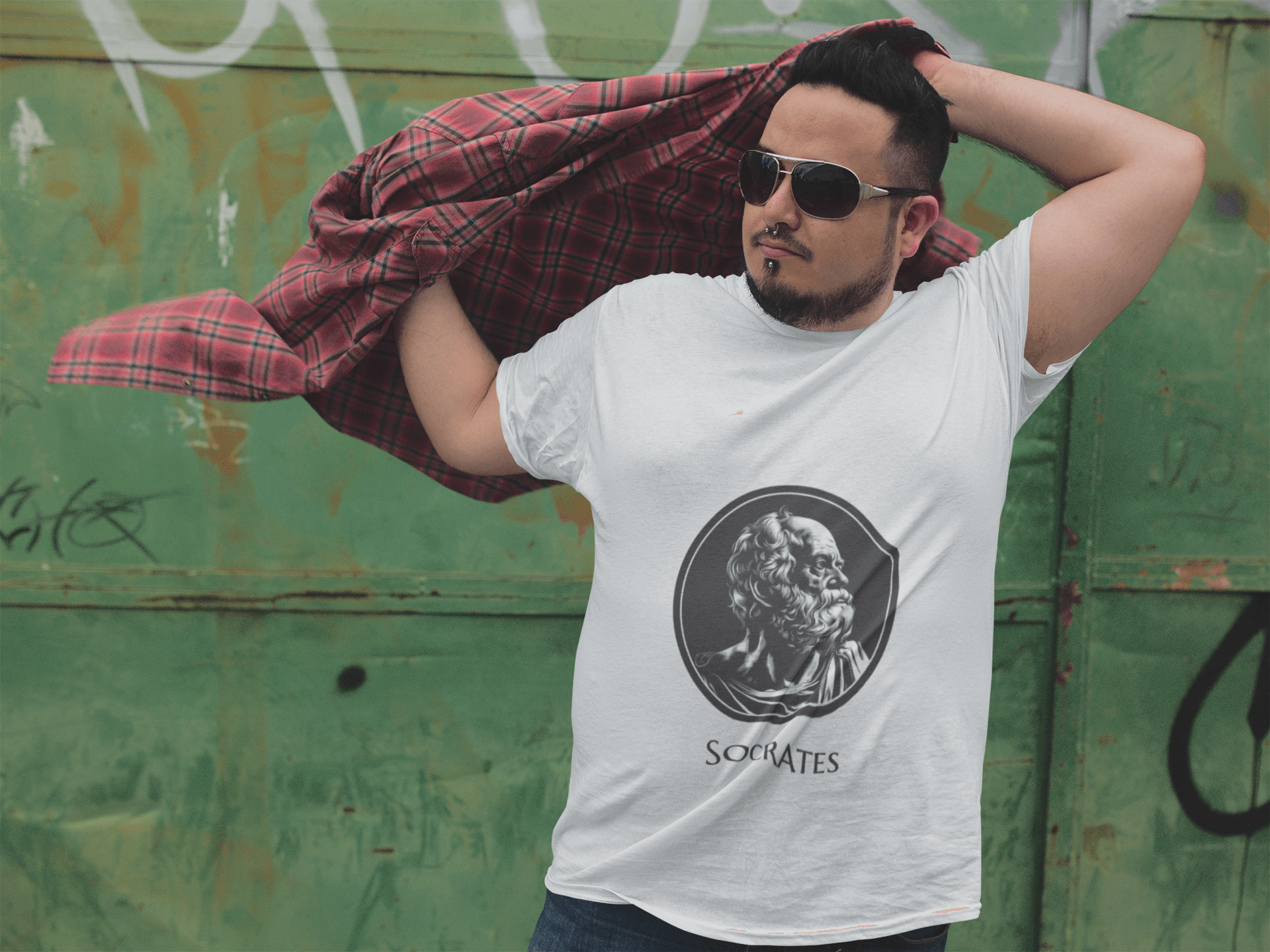 Socrates Men's Plus Size T-shirt - Lyssian