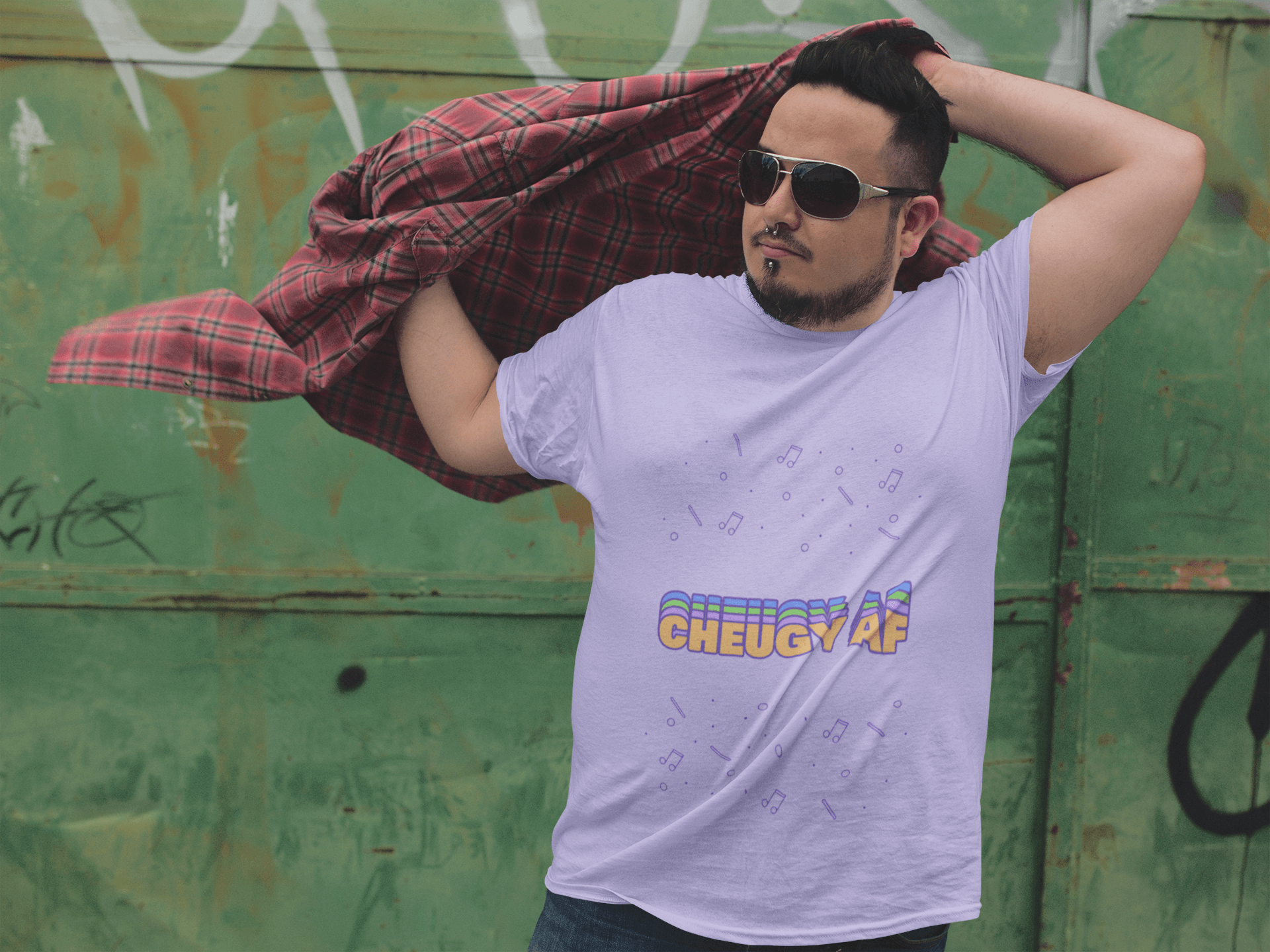 Cheugy AF Men's Plus Size T-shirt - Lyssian