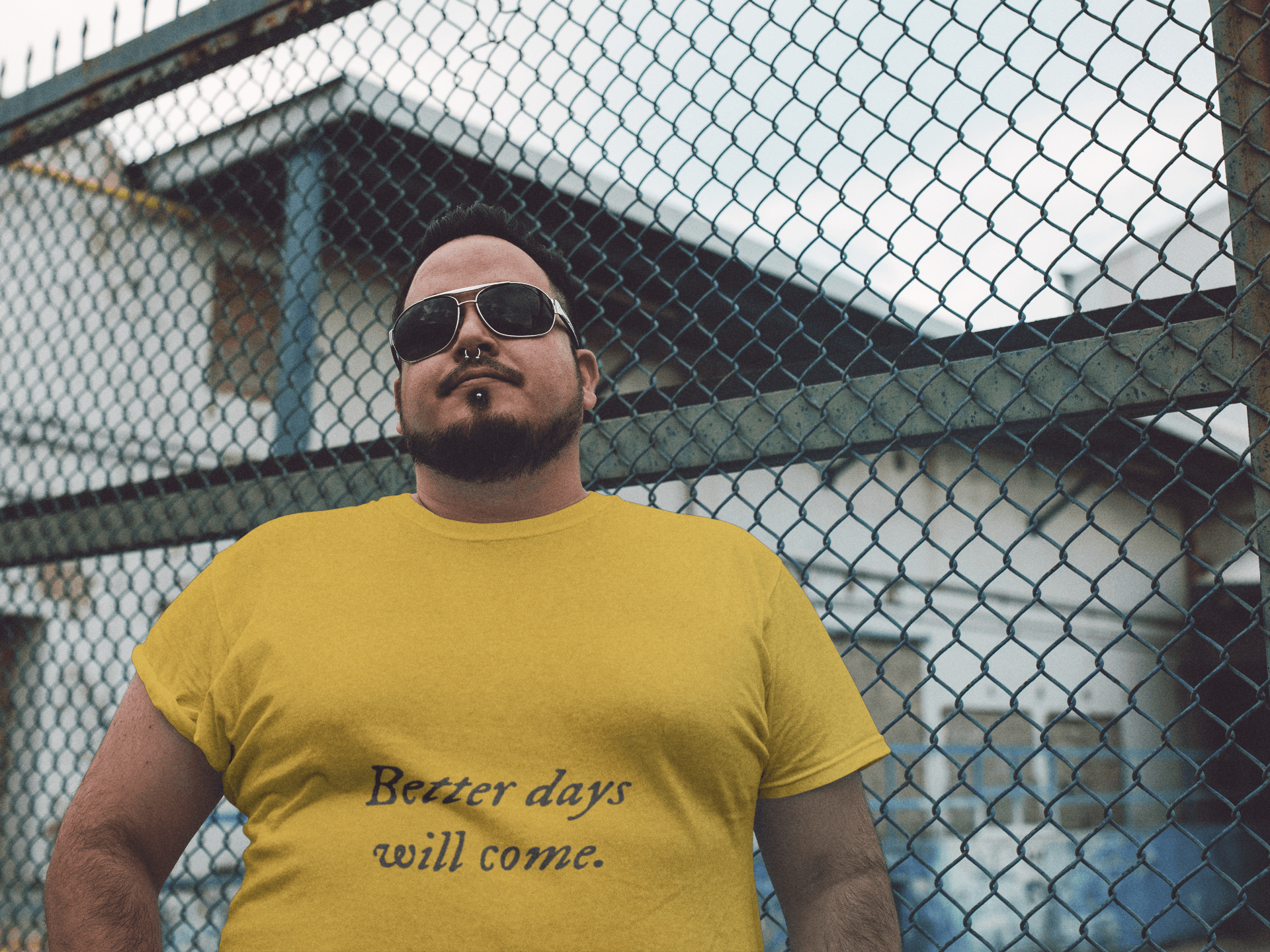 Better Days Men's Plus Size T-shirt - Lyssian
