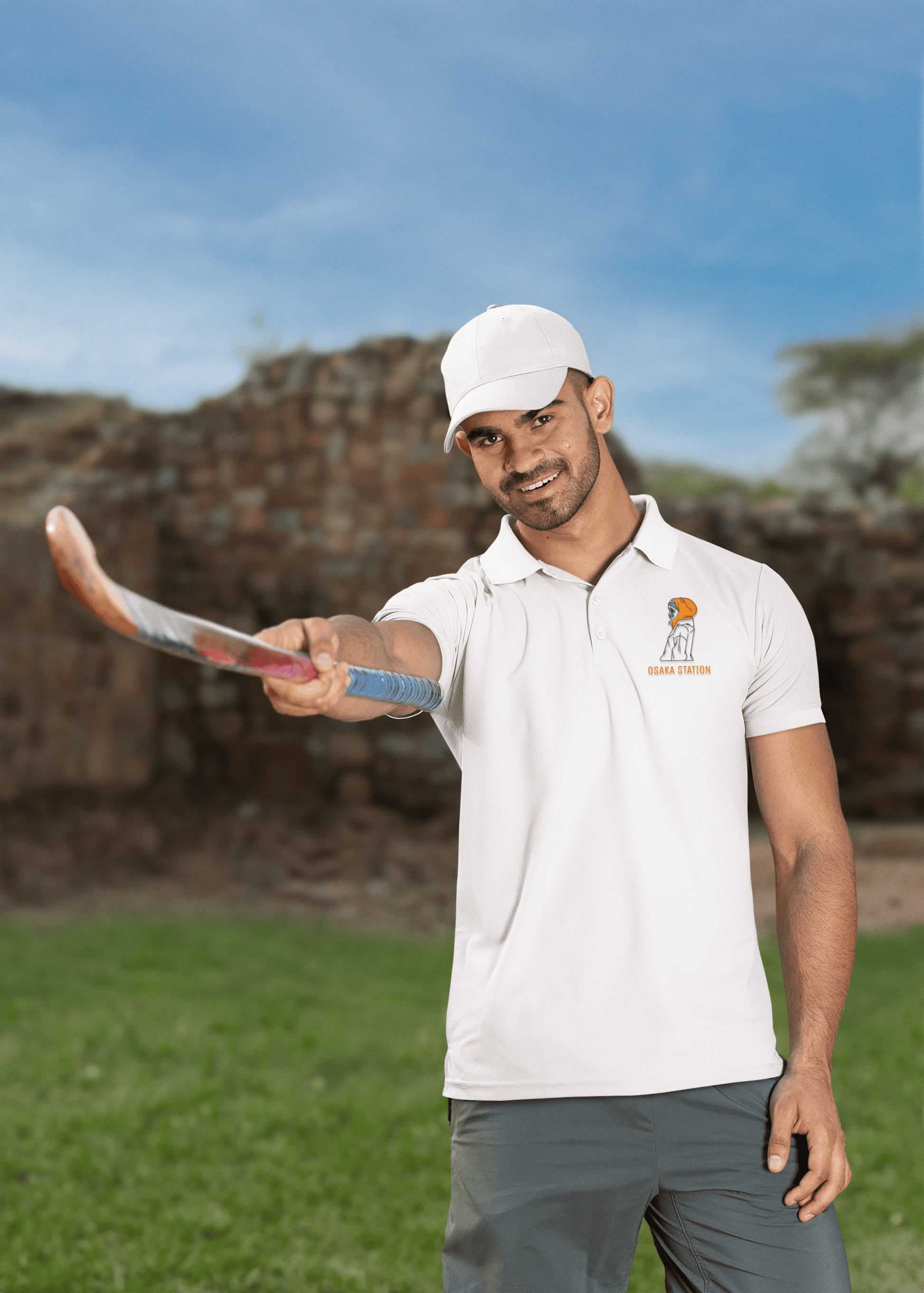 Osaka Station Men's Polo T-shirt - Lyssian