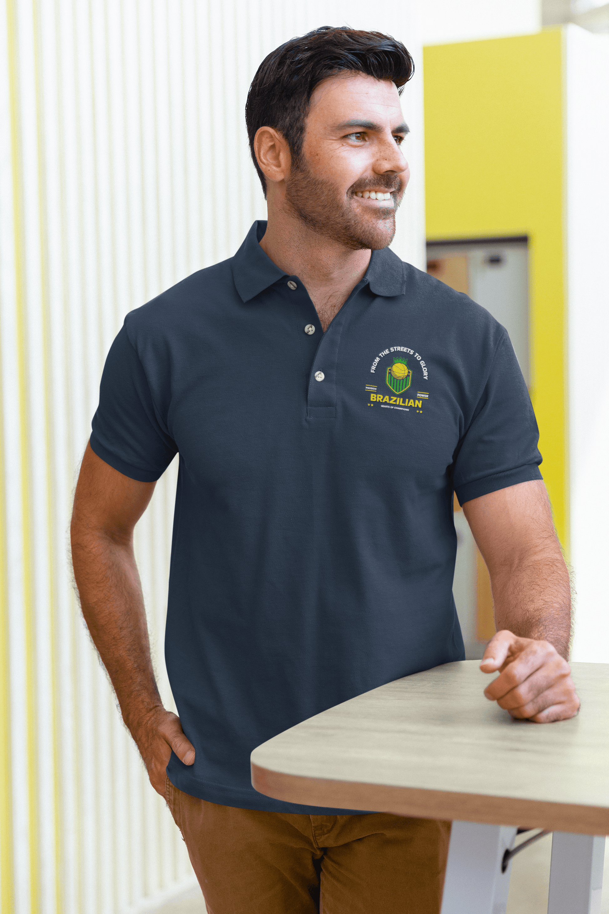 Brazilian Men's Polo T-shirt - Lyssian