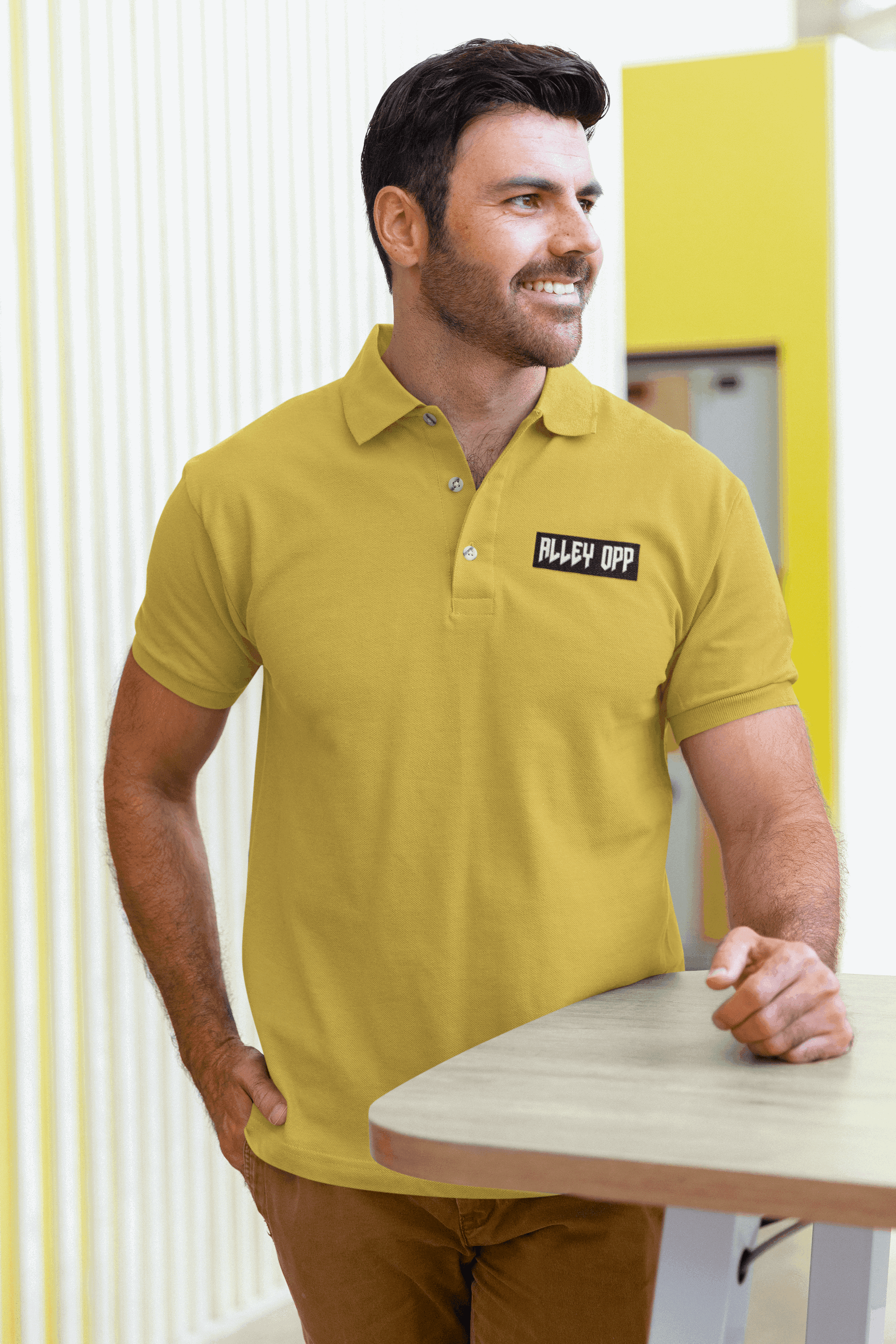 Alley OPP Men's Polo T-shirt - Lyssian