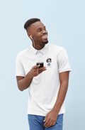 Crimson Rose Men's Polo T-shirt - Lyssian