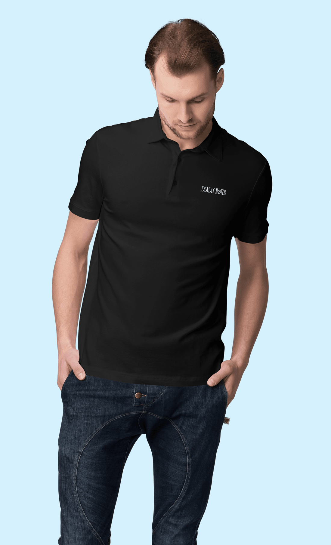 Deadly Notes Men's Polo T-shirt - Lyssian