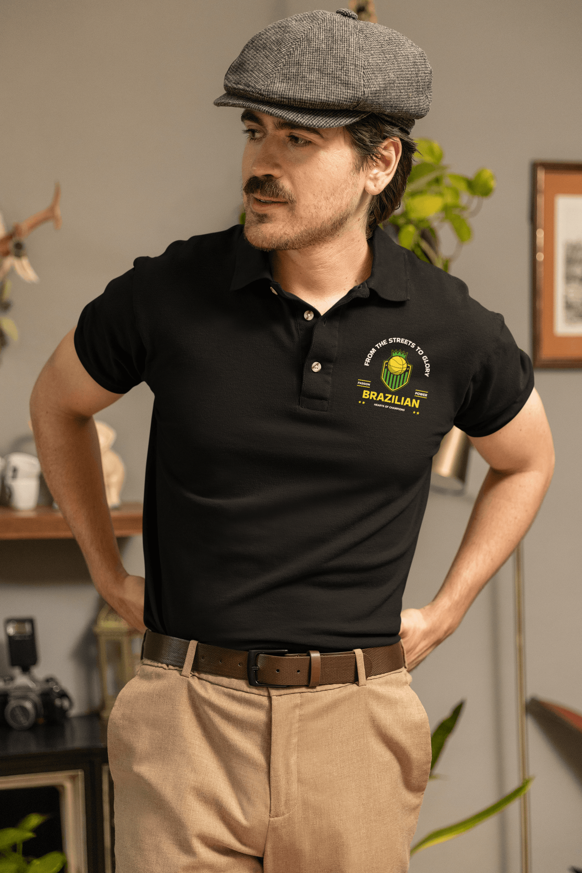 Brazilian Men's Polo T-shirt - Lyssian