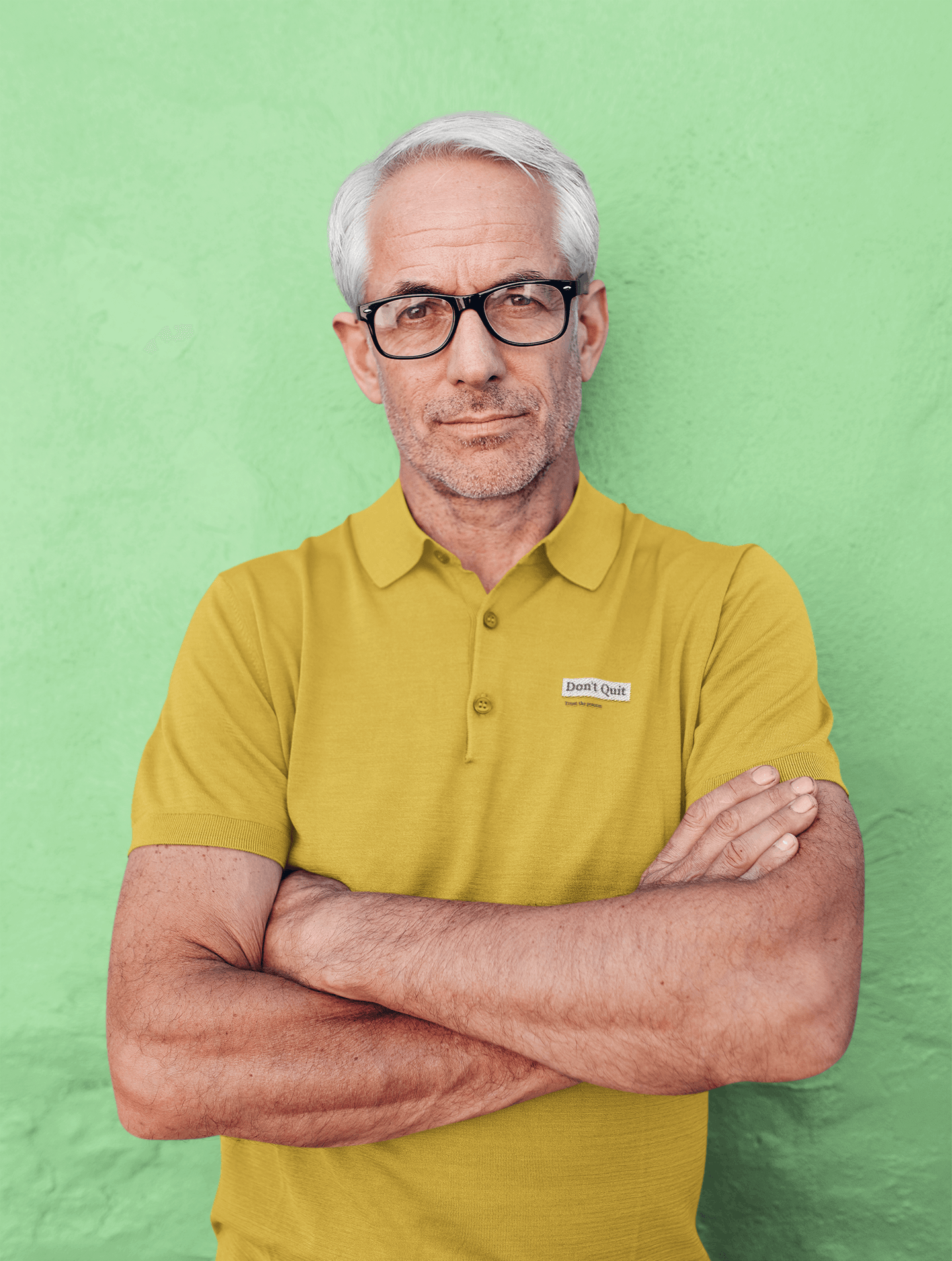 Don't Quit Men's Polo T-shirt - Lyssian