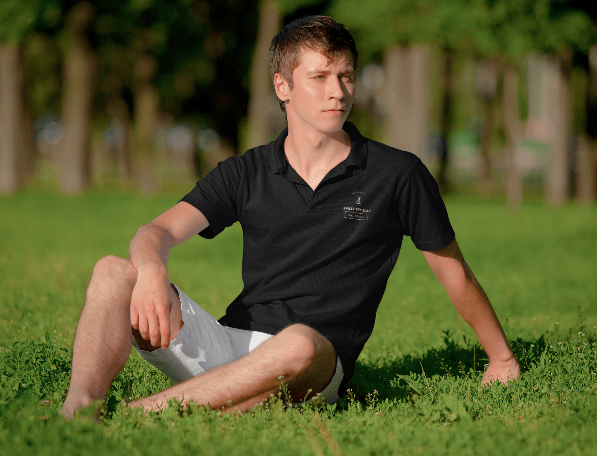 Die and Young Men's Polo T-shirt - Lyssian
