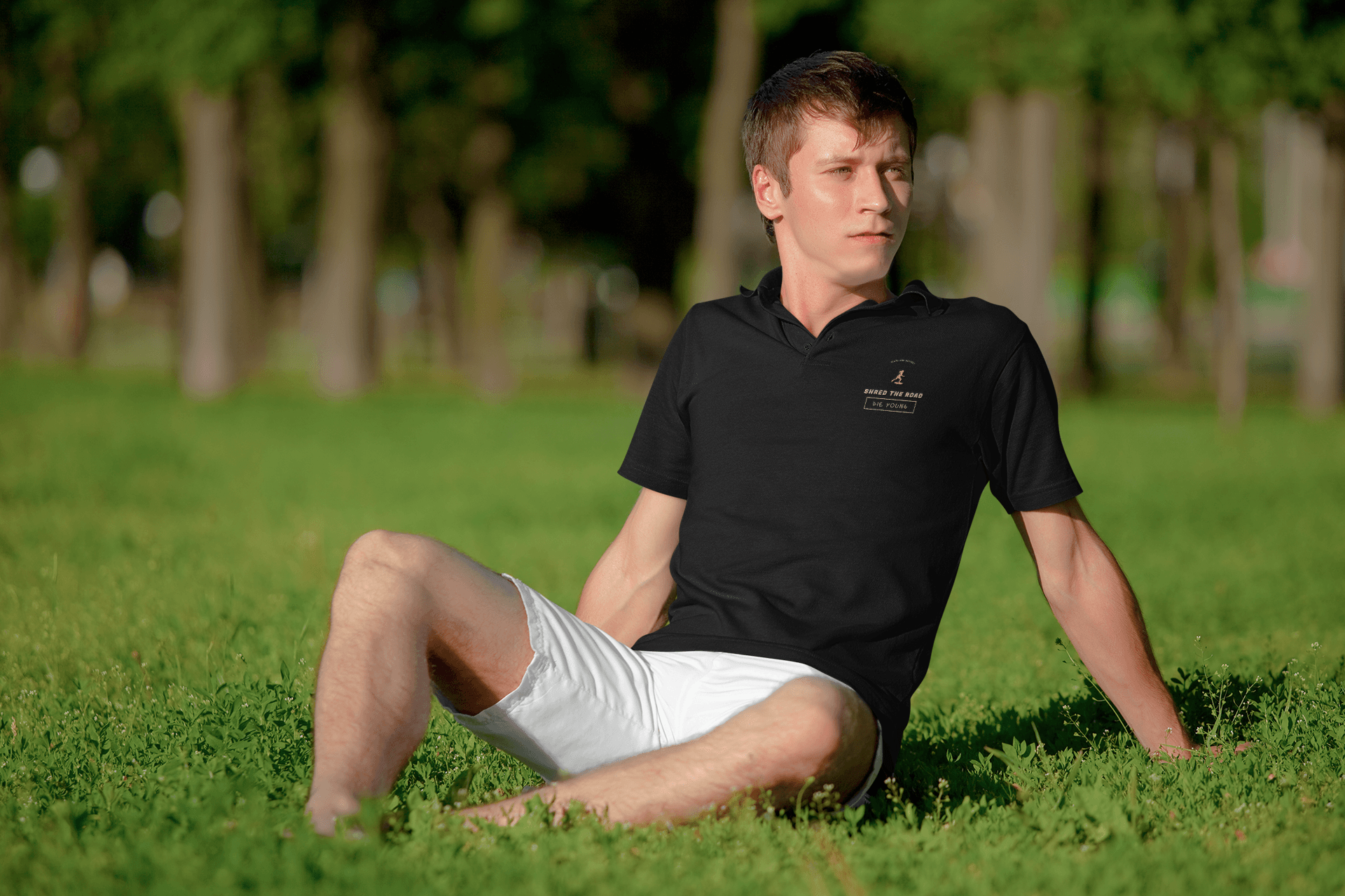 Die and Young Men's Polo T-shirt - Lyssian