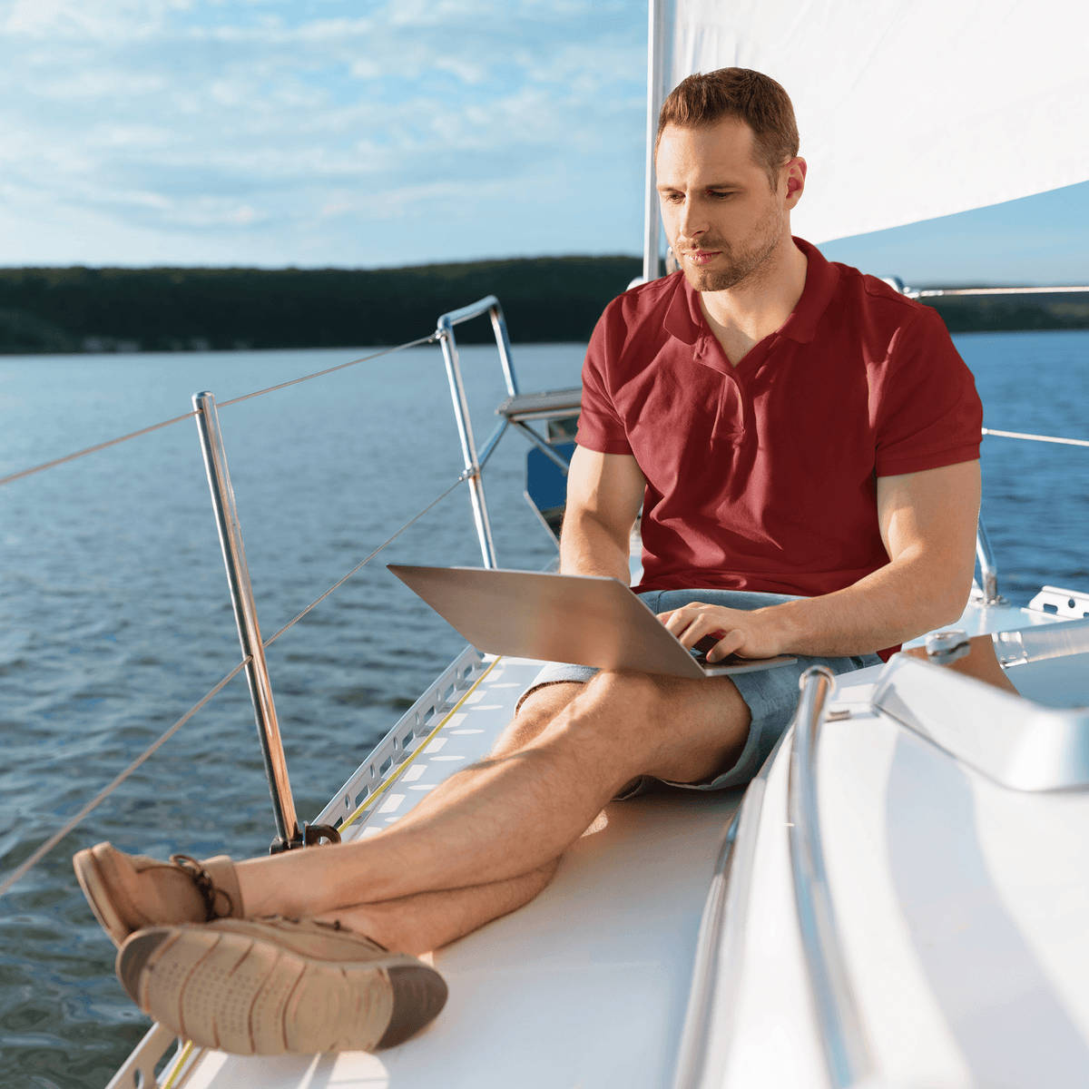 Men's Classic Artless Polo T-Shirts