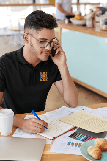 Frequency Men's Polo T-shirt - Lyssian
