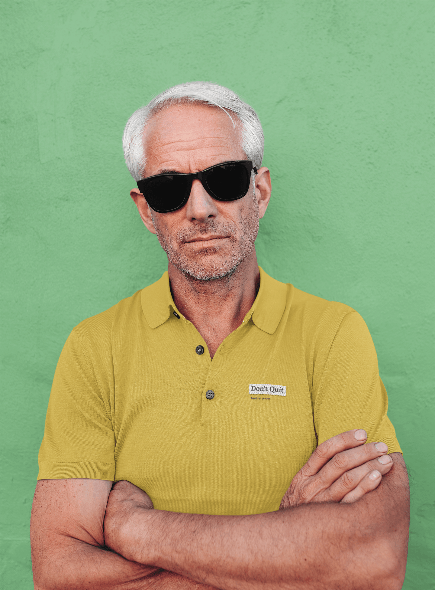 Don't Quit Men's Polo T-shirt - Lyssian