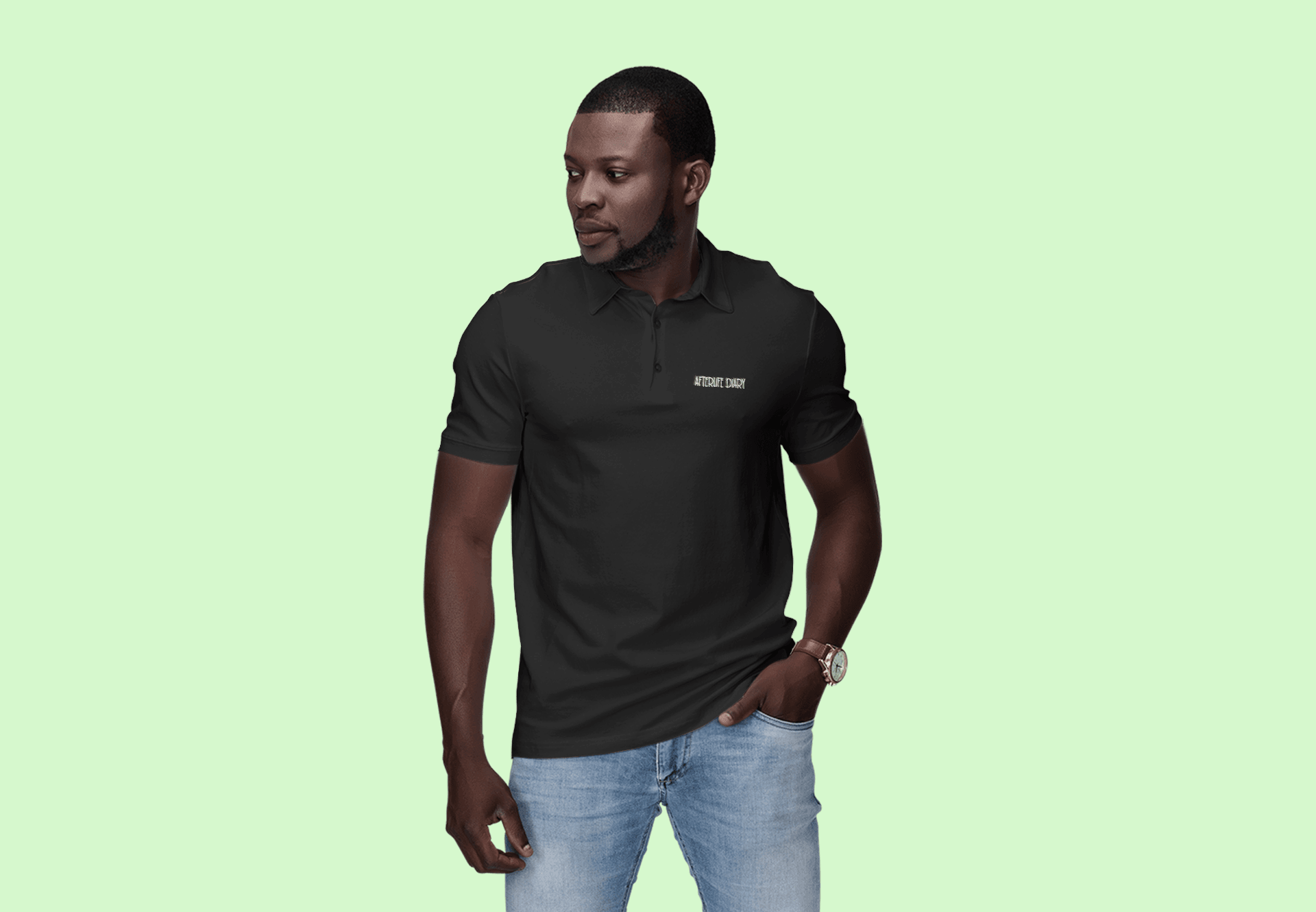 Afterlife Men's Polo T-shirt - Lyssian