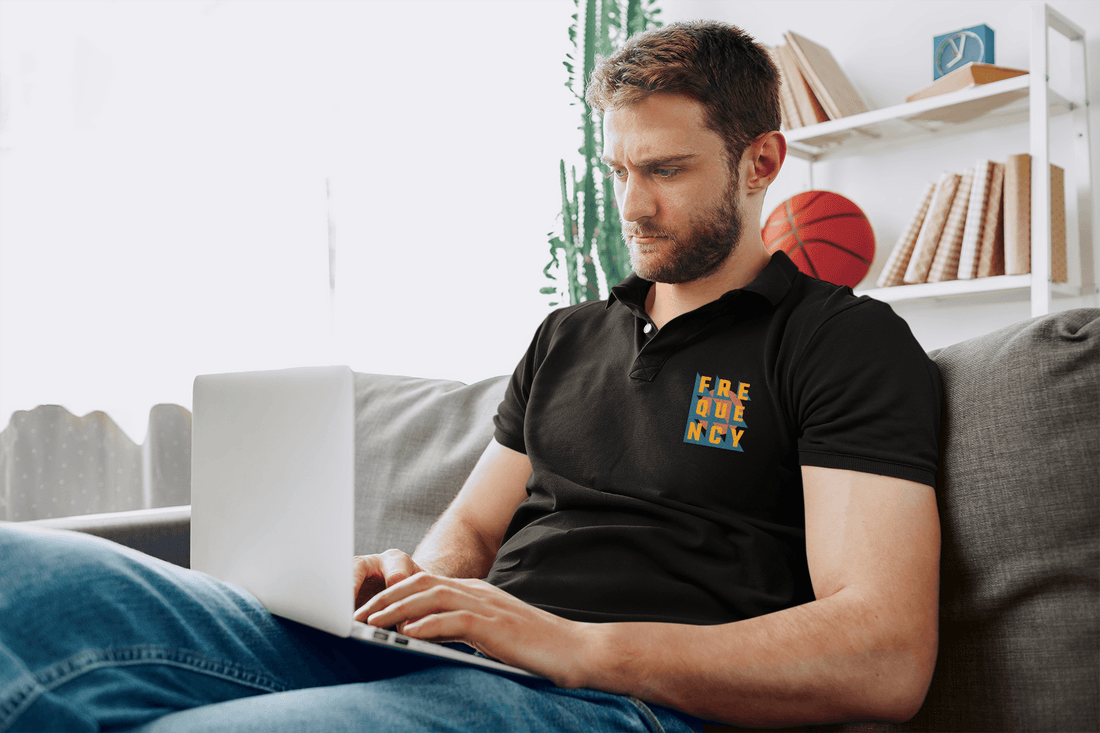 Frequency Men's Polo T-shirt - Lyssian
