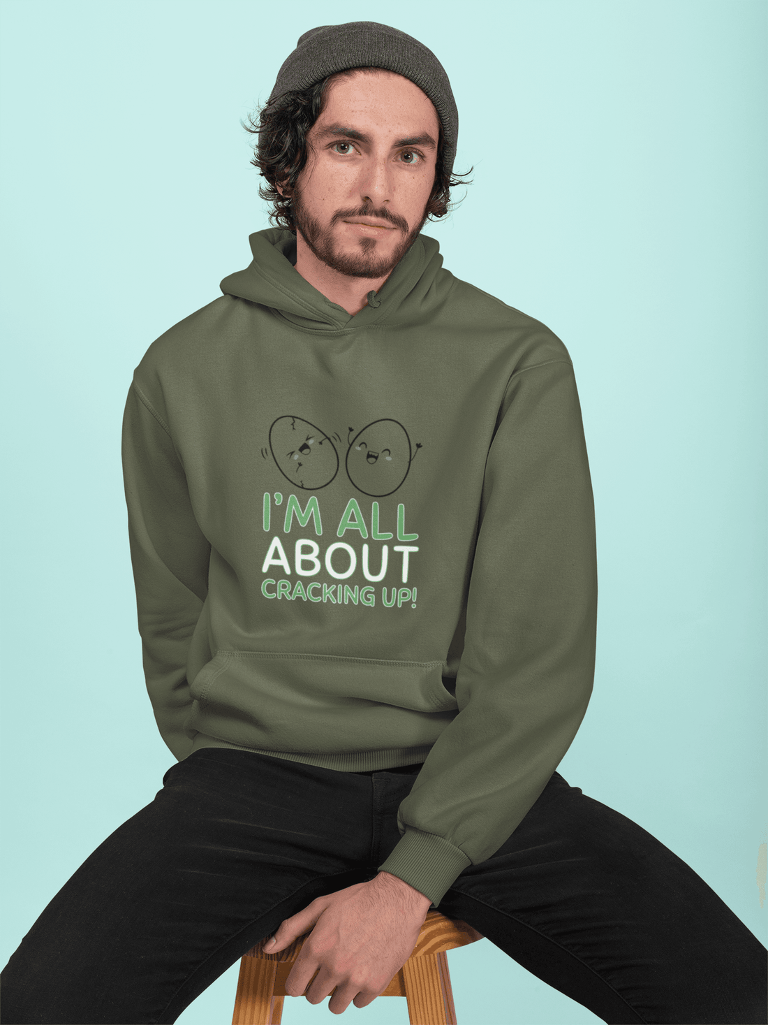 Cracking Up Men's Hoodie - Lyssian