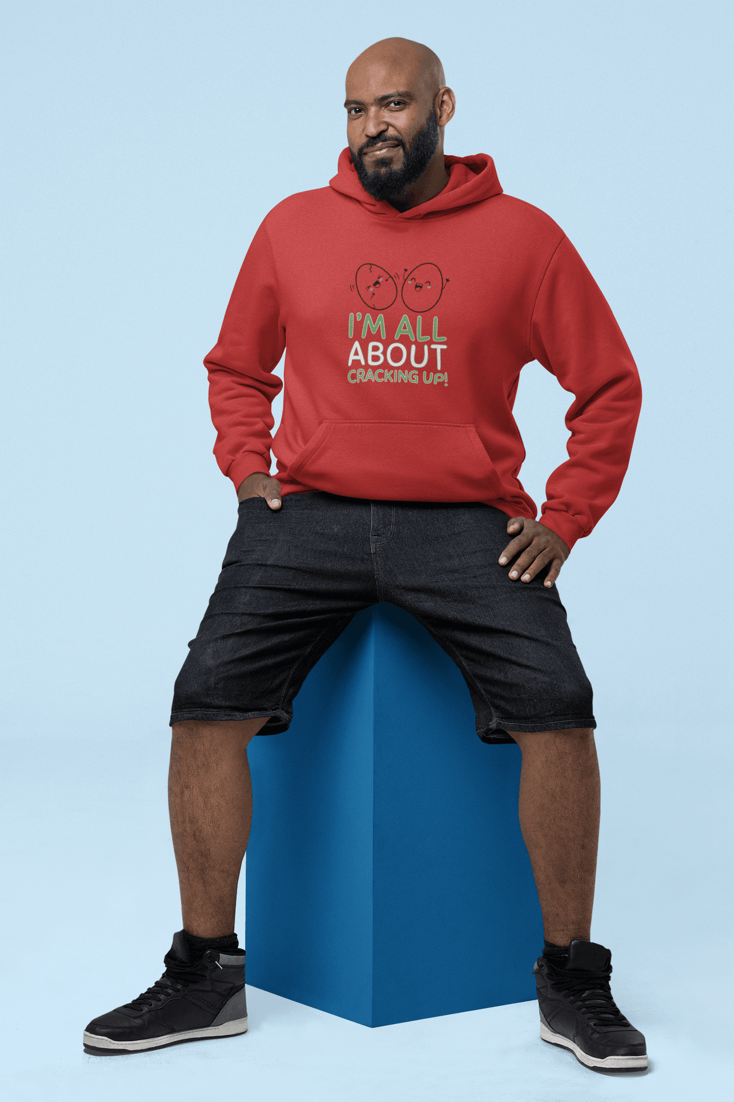 Cracking Up Men's Hoodie - Lyssian