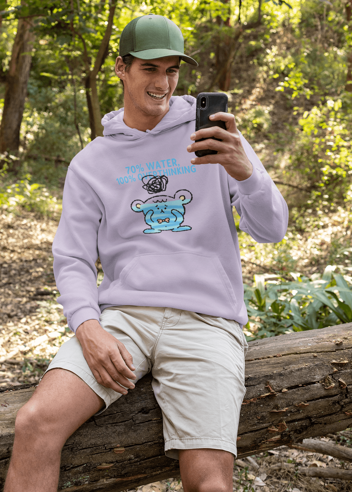 100% Overthinking Men's Hoodie - Lyssian