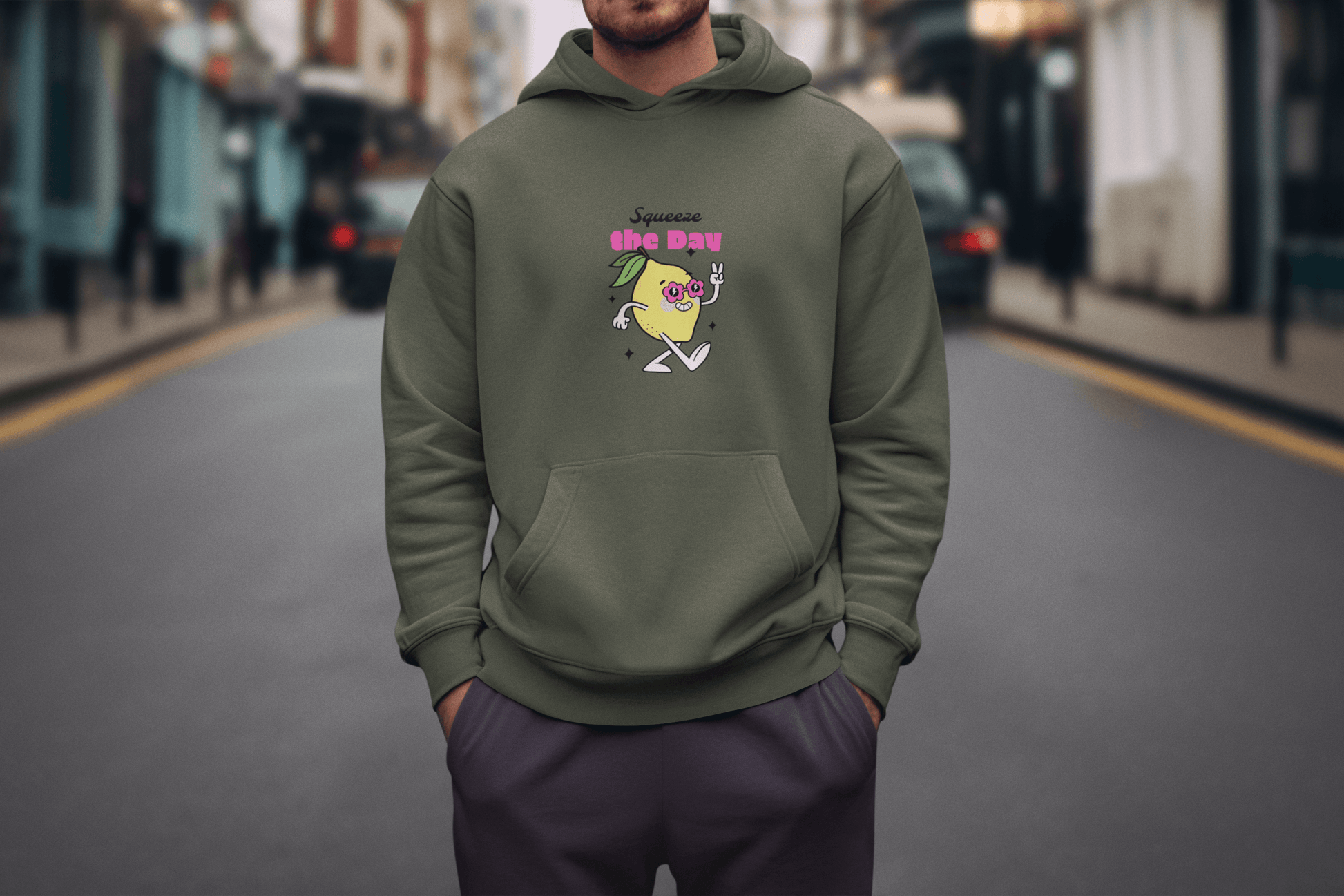 Cool Lemon Men's Hoodie - Lyssian